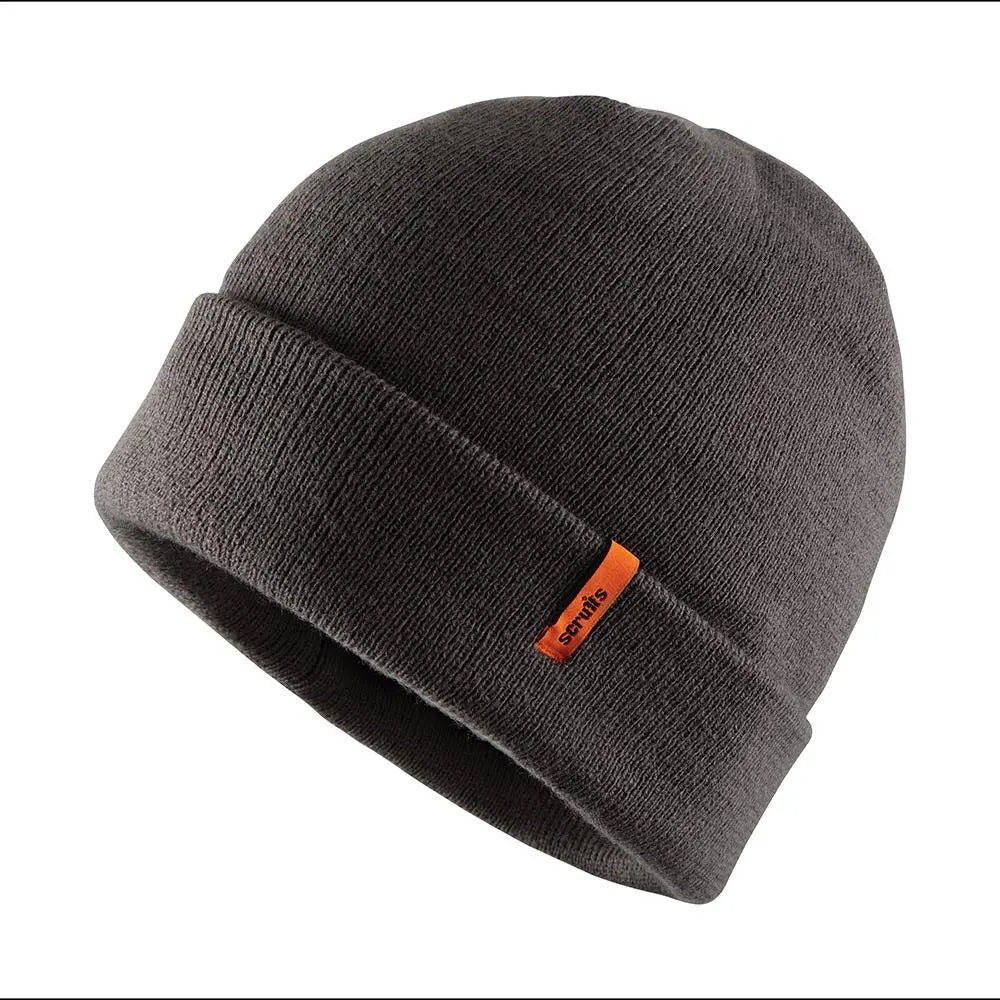 Scruffs Trade Thinsulate Beanie Graphite T55512  White Rose Tools