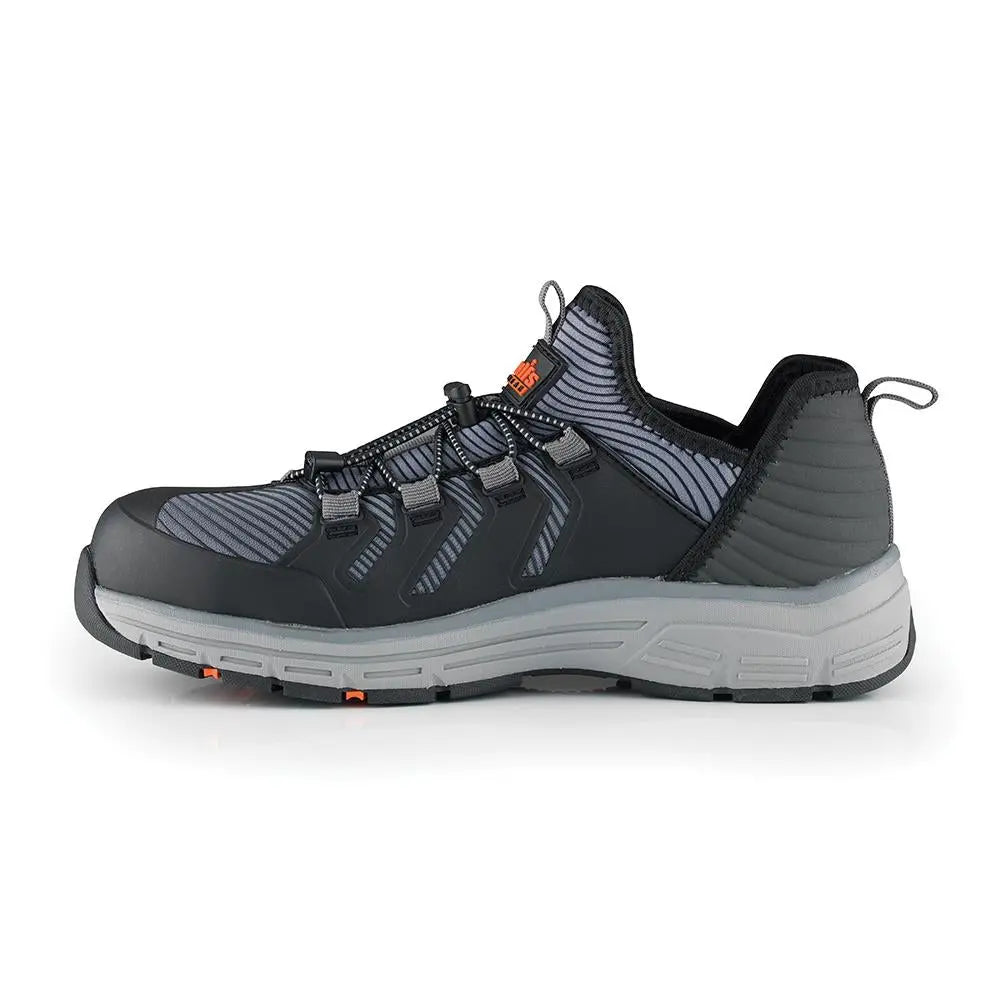 Scruffs Women's Argon Safety Trainers Black - Choose Size  White Rose Tools