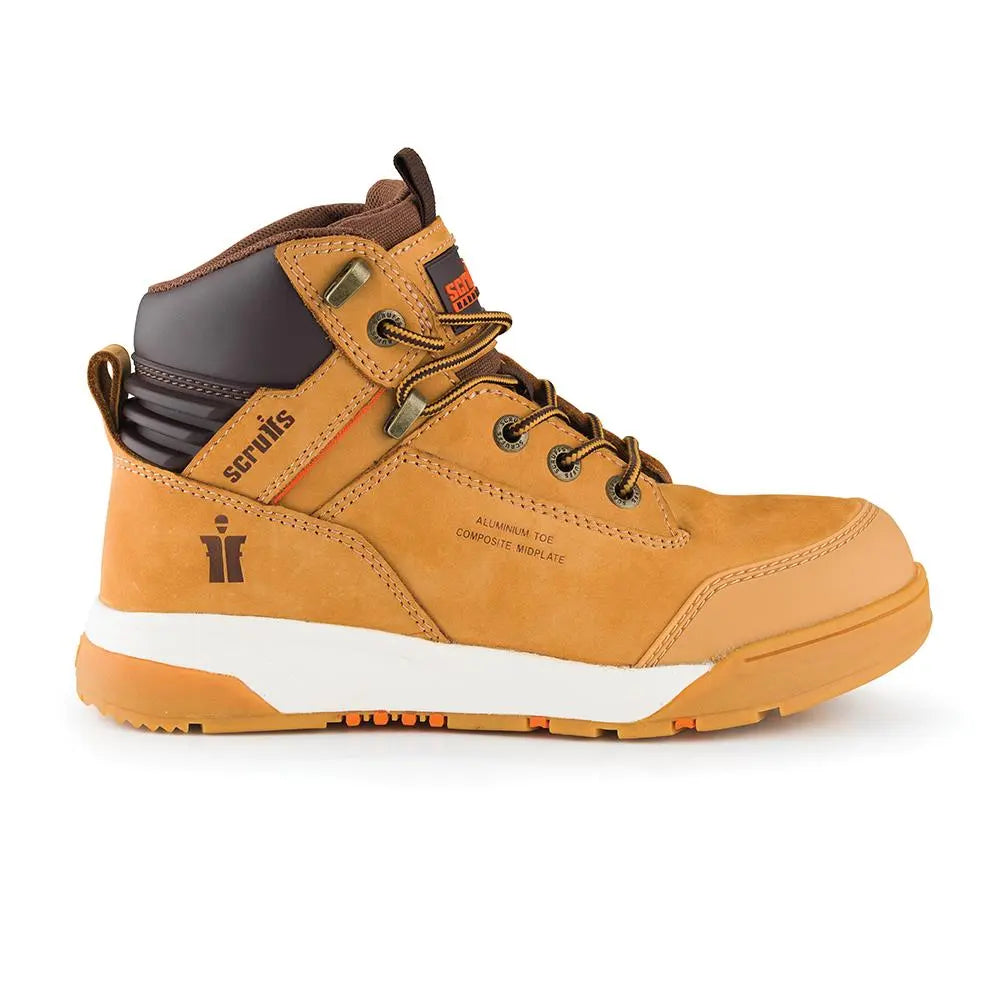 Scruffs Women's Switchback Safety Boots Tan - Choose Size  White Rose Tools