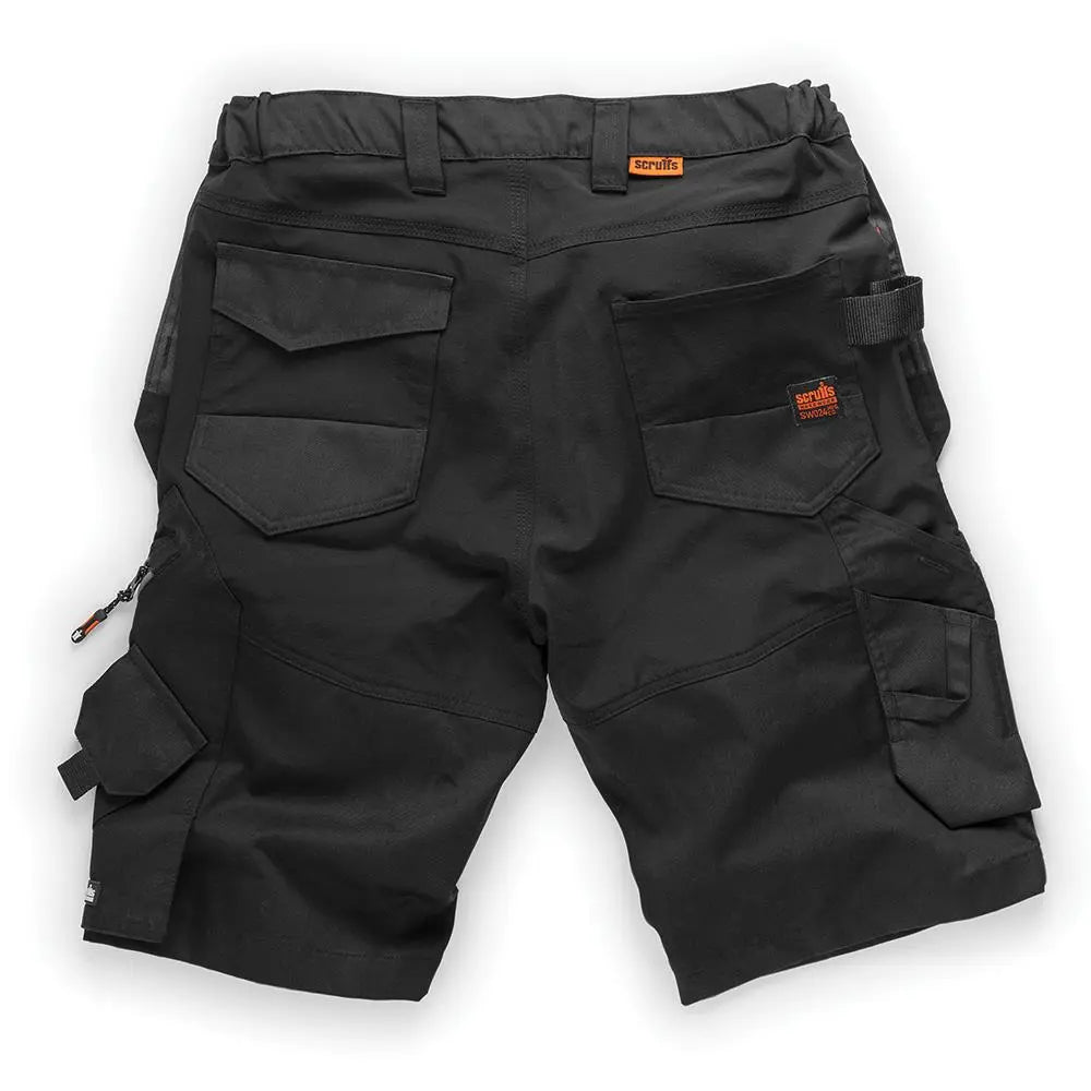 Scruffs Women's Trade Flex Holster Shorts Black - Choose Size  White Rose Tools