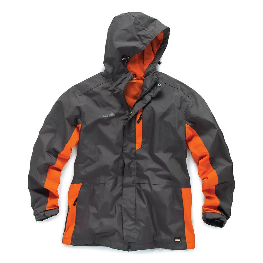 Scruffs Worker Jacket Charcoal L T54040  White Rose Tools