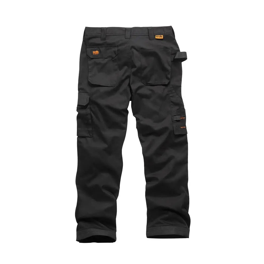Scruffs Worker Trousers Black - Choose Size  White Rose Tools