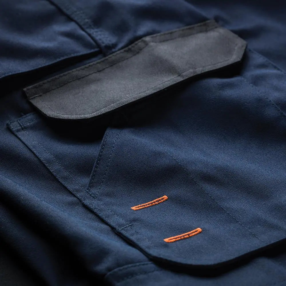 Scruffs Worker Trousers Navy - Choose Size  White Rose Tools