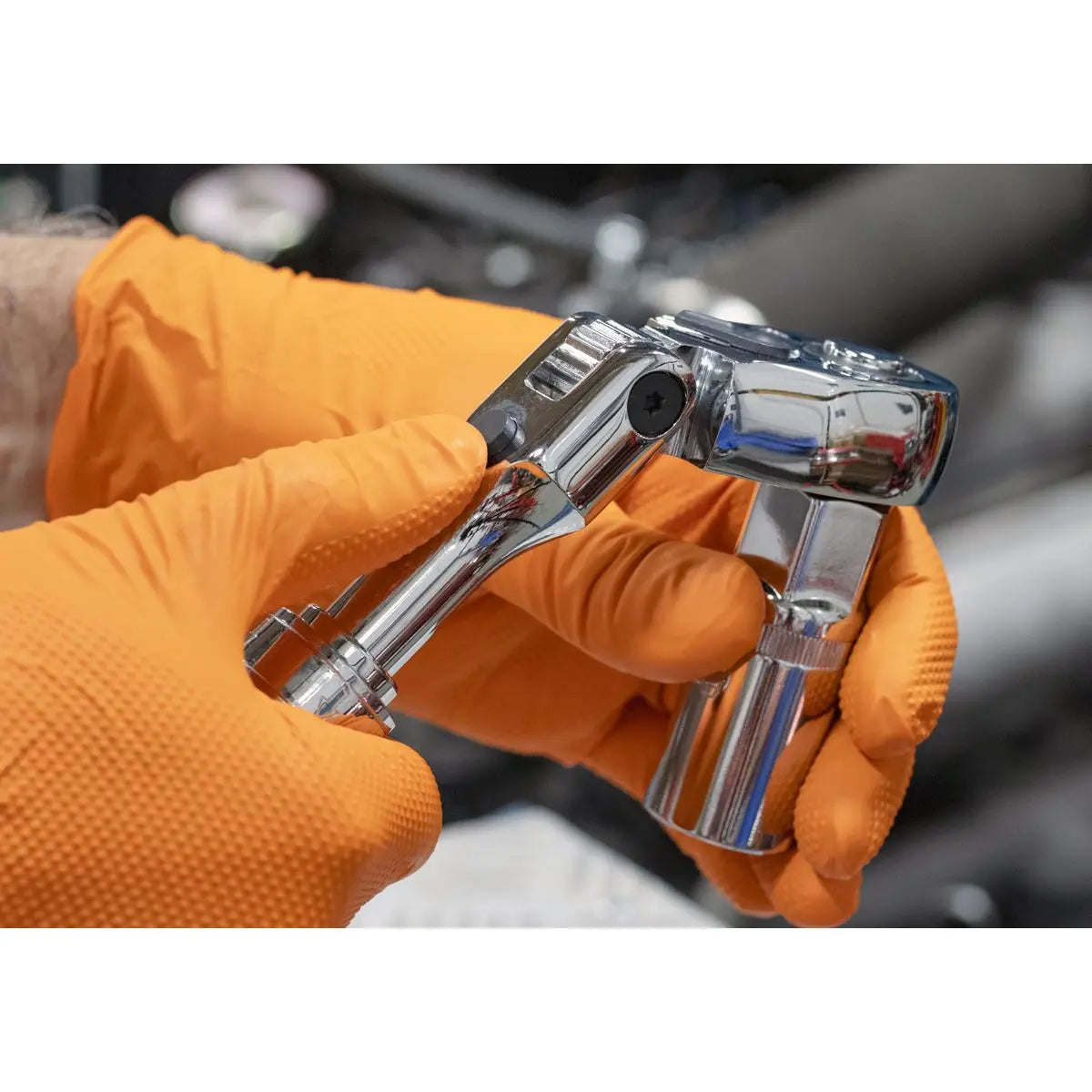Sealey 1/2" Flexi-Head Extendable Ratchet Handle Socket Wrench 72 Tooth 