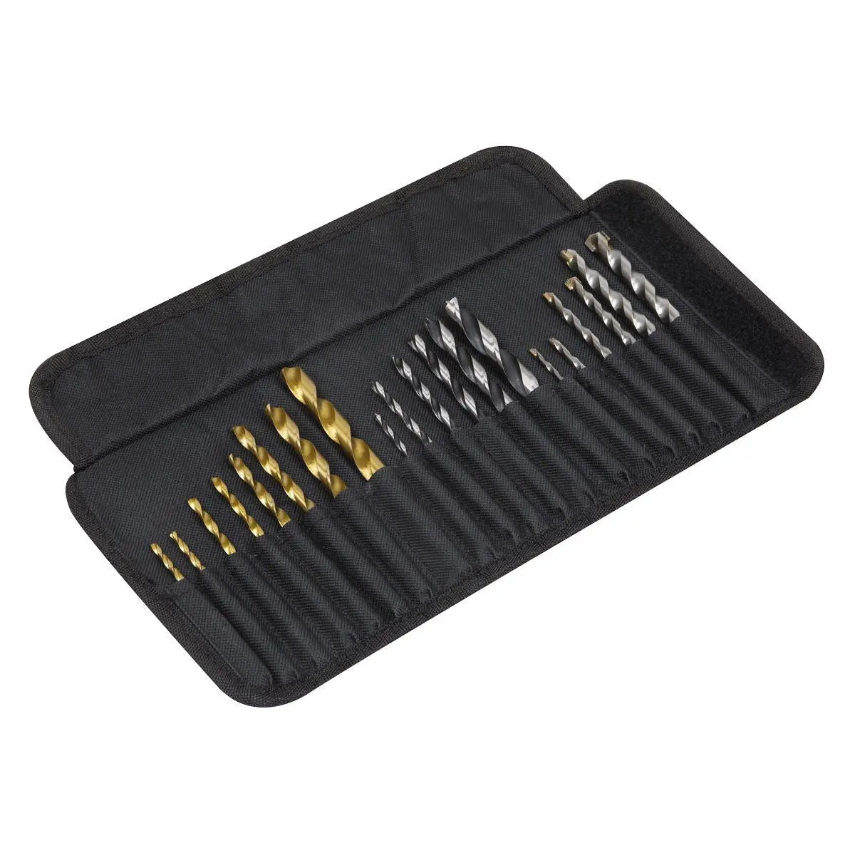 Sealey 1/4"Hex Shank Assorted Drill Bit Set 20pc 