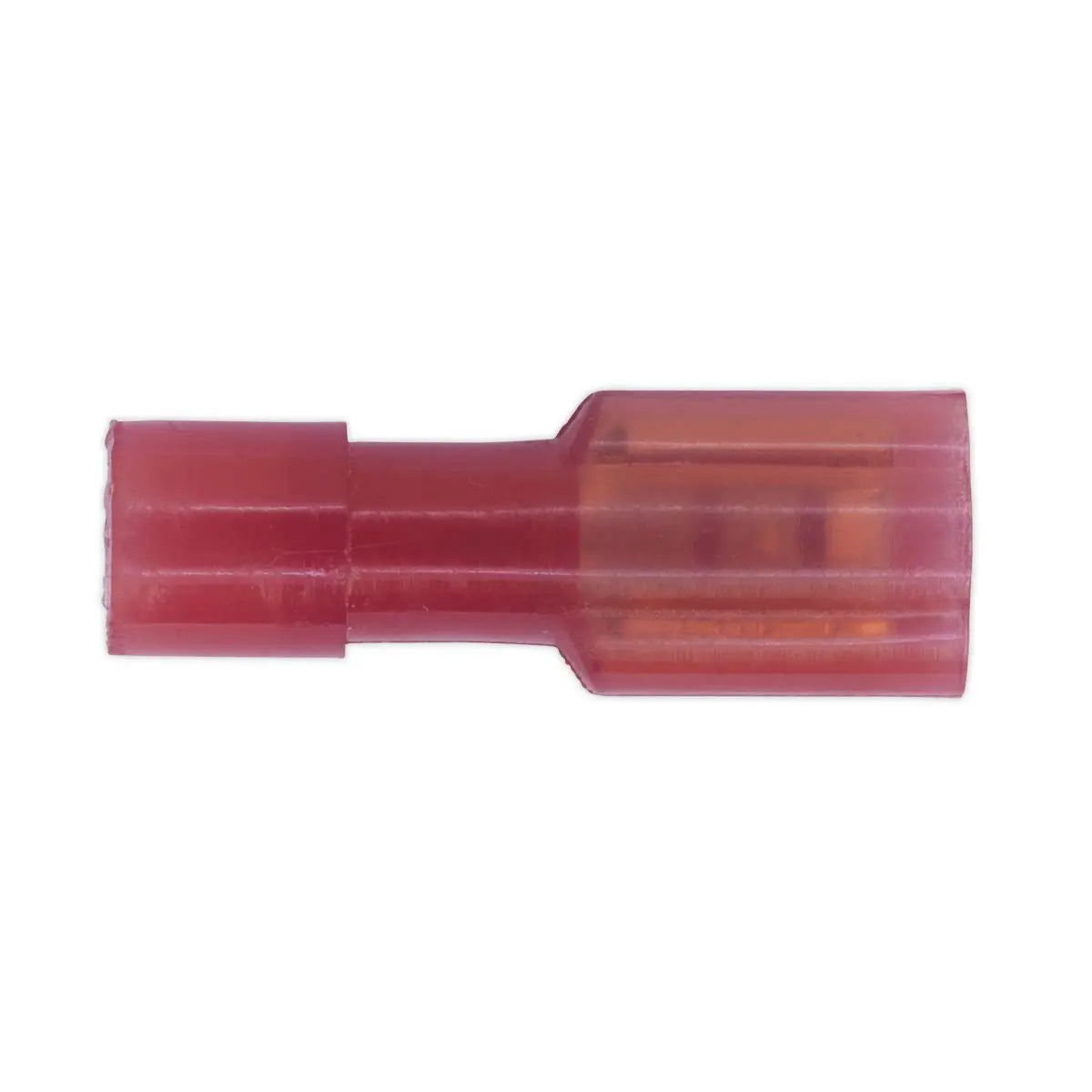 Sealey 100 Pack 4.7mm Red Fully Insulated Terminal 