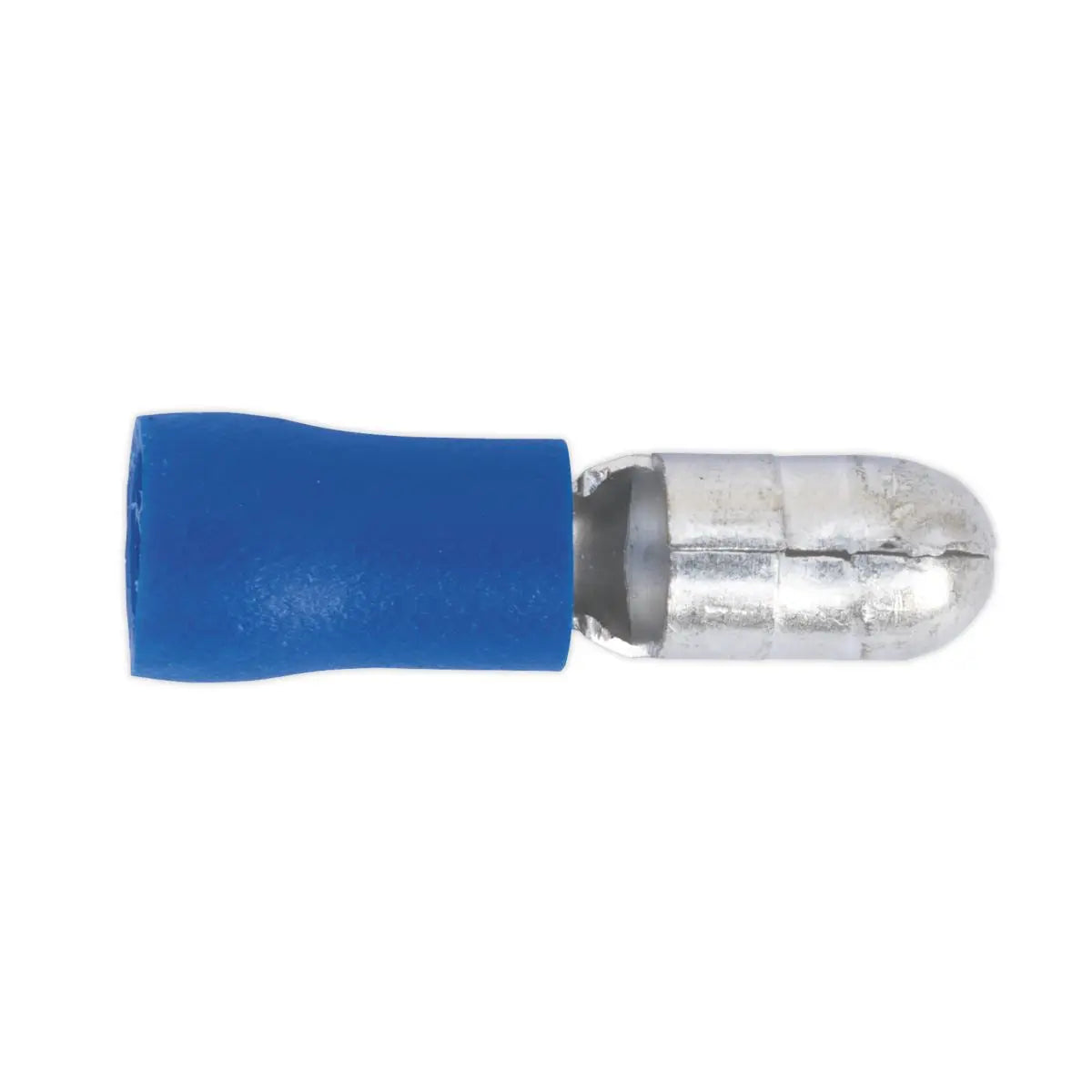 Sealey 100 Pack 5mm Blue Male Bullet Terminal 