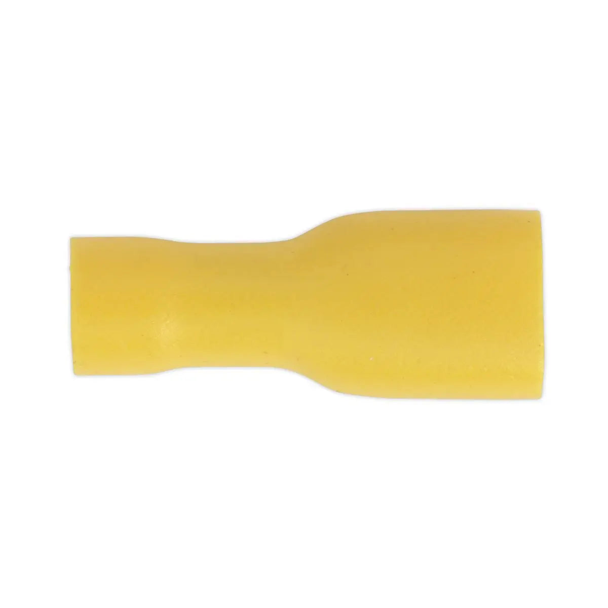 Sealey 100 Pack 6.3mm Yellow Fully Insulated Female Terminal 