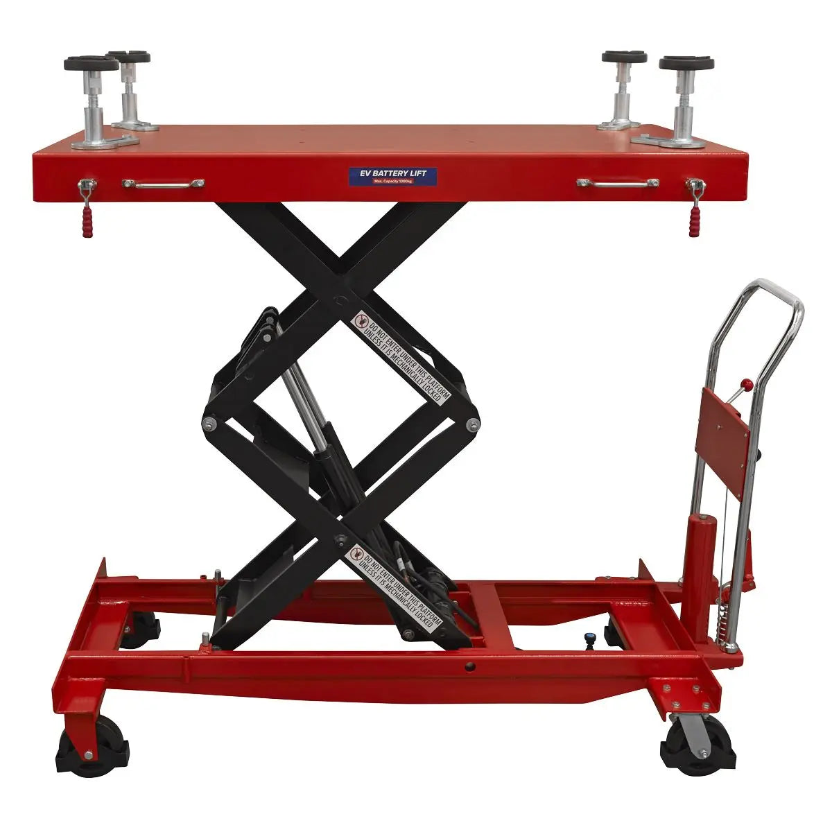 Sealey 1000kg Capacity EV Battery Lift/Hydraulic Platform Truck High Lift  White Rose Tools