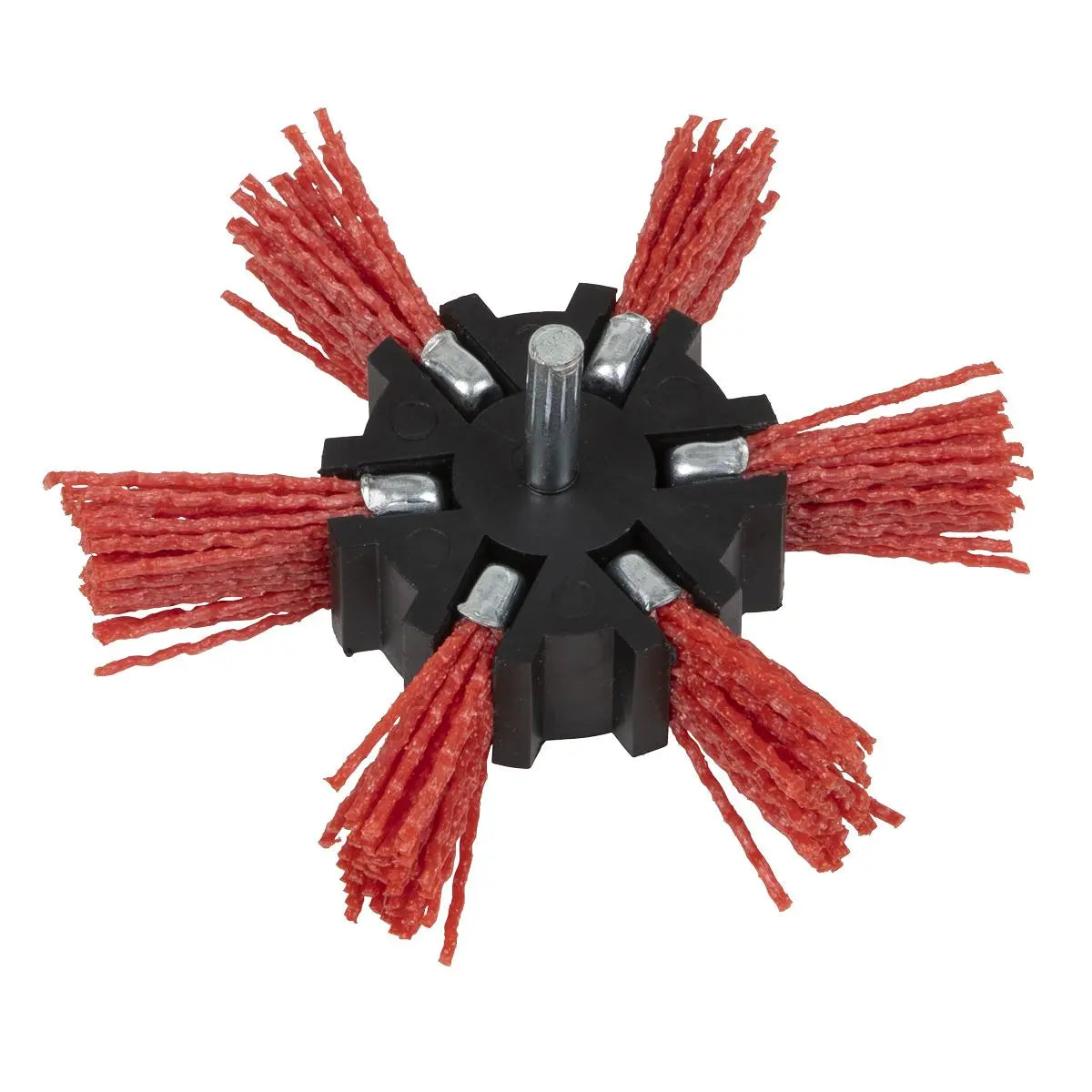 Sealey 100mm Nylon Filament Strip Brush with 6mm Shaft  White Rose Tools