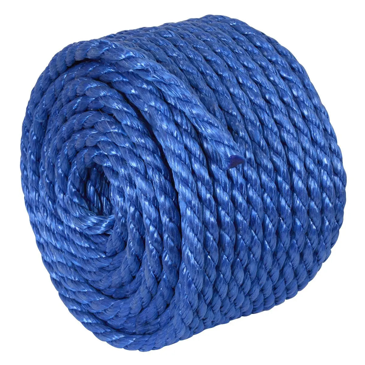 Sealey 10mm x 30m Polypropylene Split Film Twisted Rope, Blue  White Rose Tools