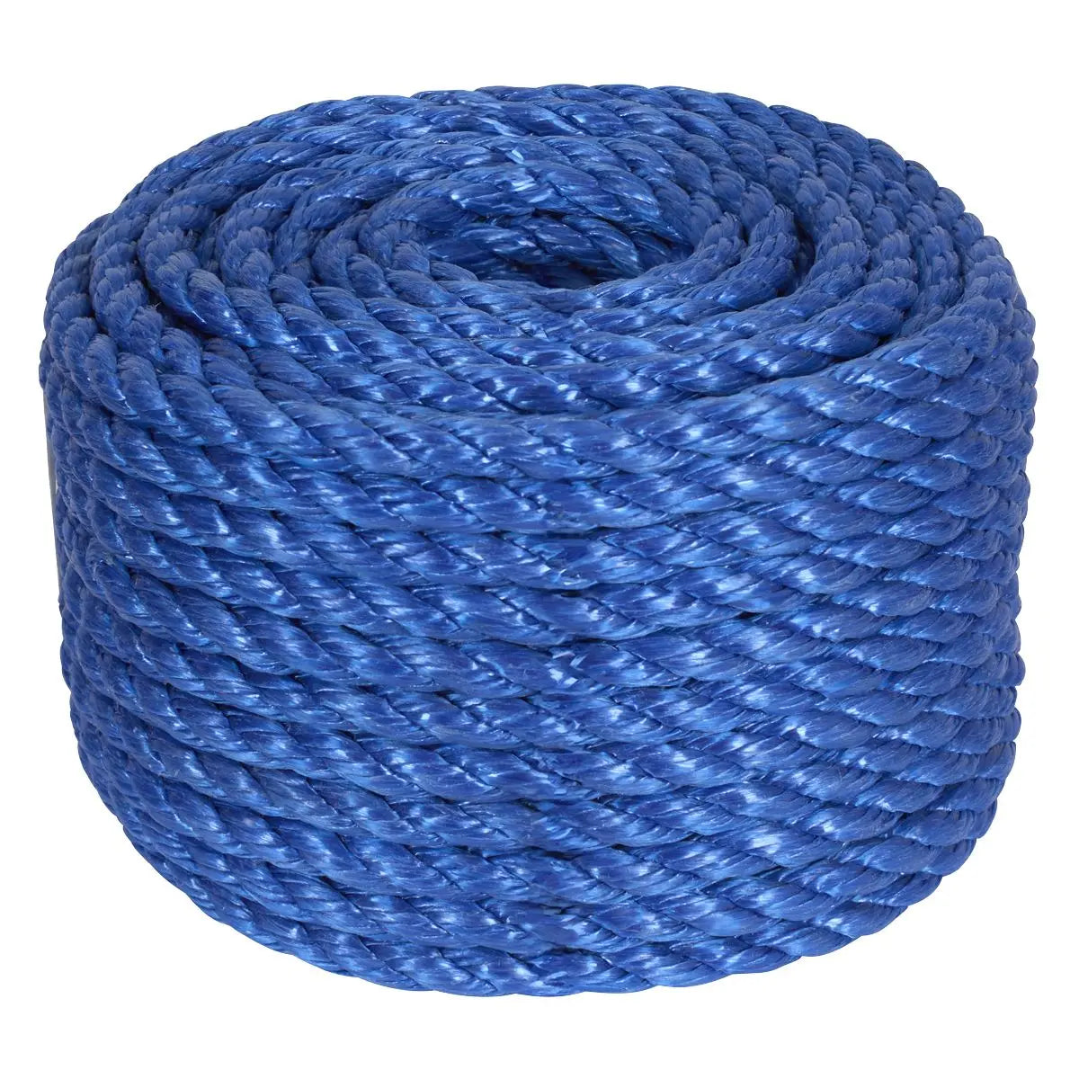 Sealey 10mm x 30m Polypropylene Split Film Twisted Rope, Blue  White Rose Tools