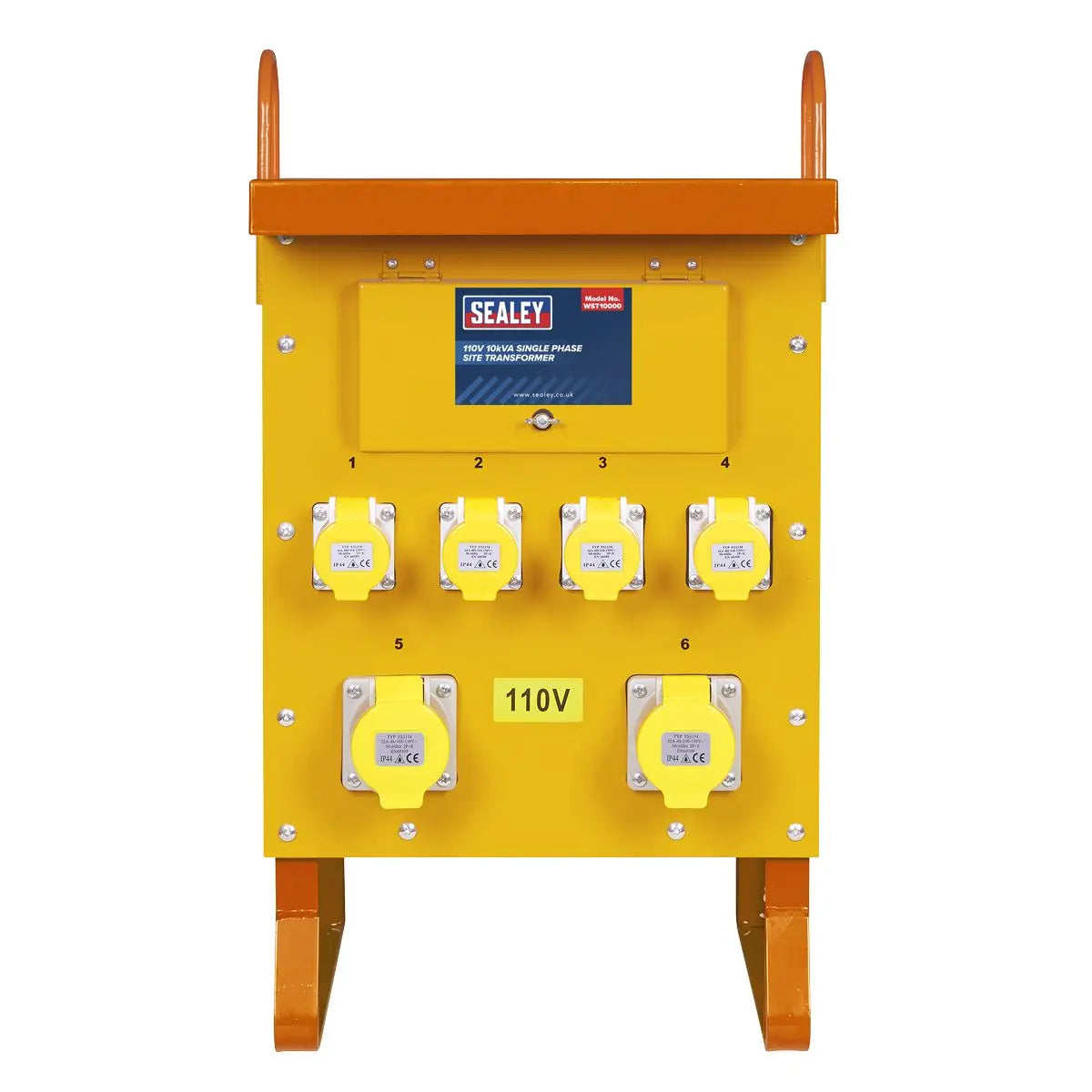Sealey 110V 10kVA Single Phase Site Transformer 