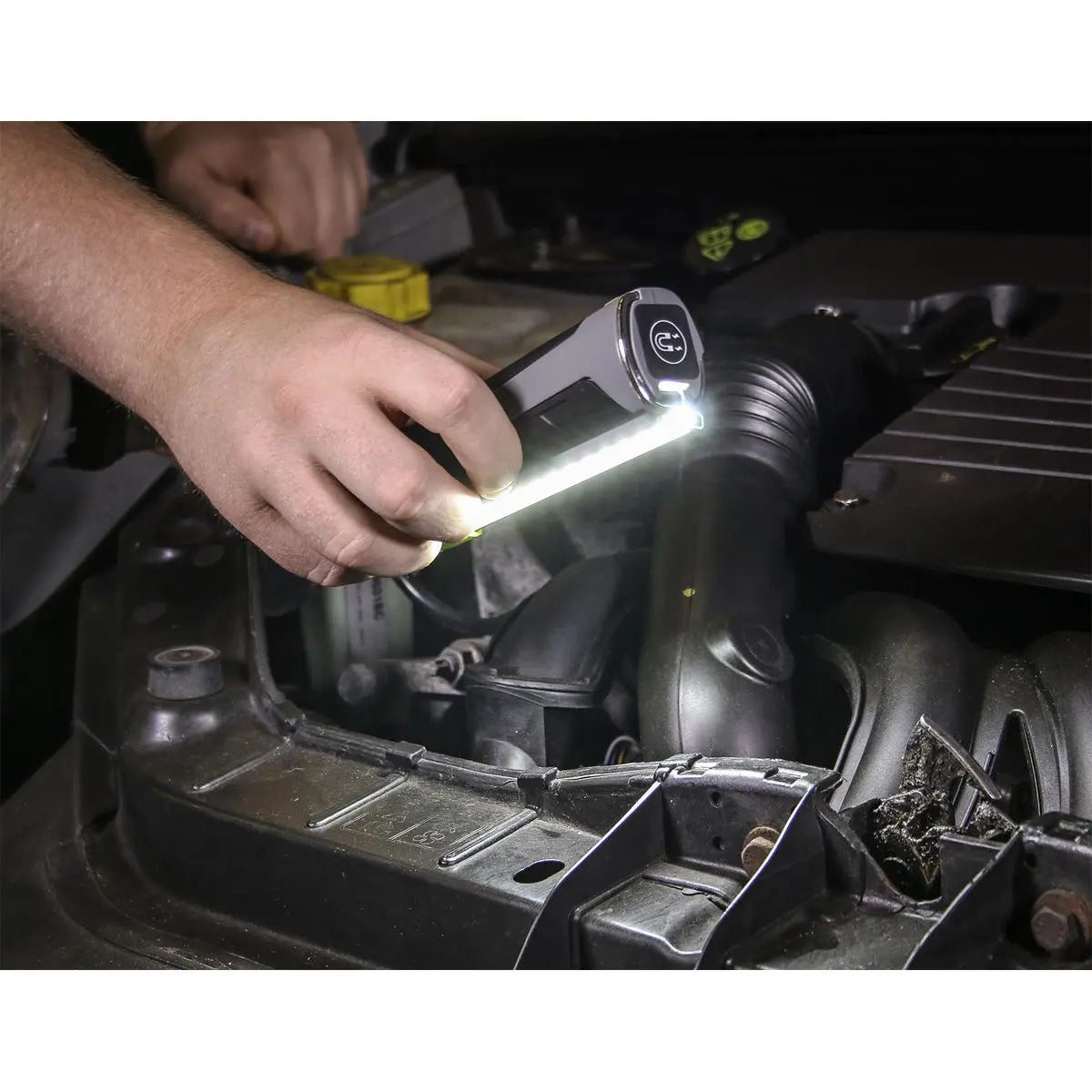 Sealey 12 SMD LED + 1W LED Rechargeable Slim Inspection Lamp Magnetic Base 400 Lumens  White Rose Tools
