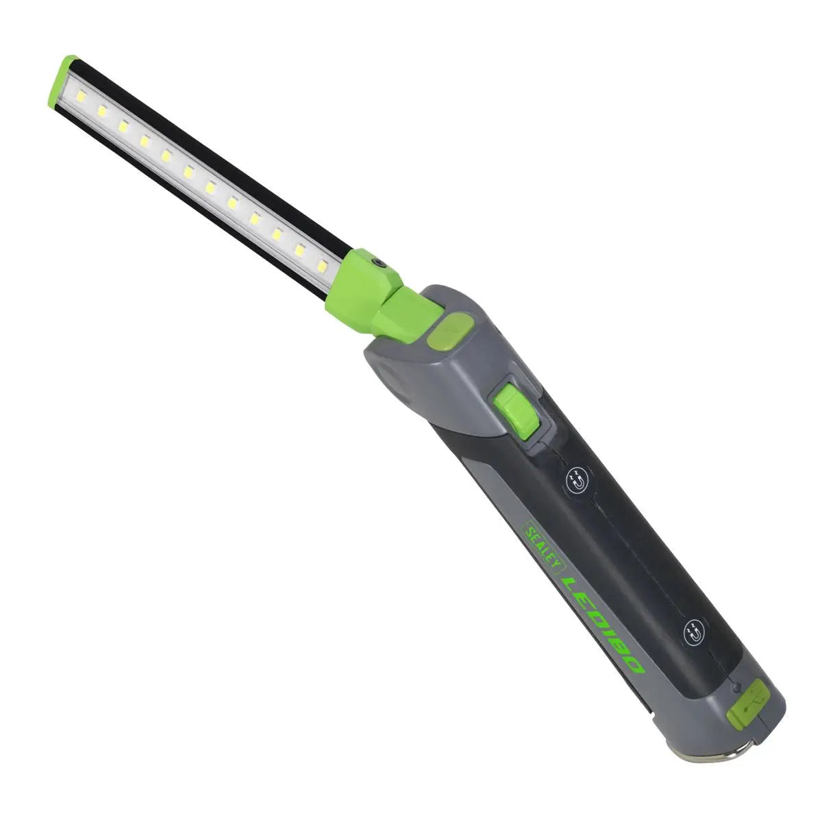 Sealey 12 SMD LED + 1W LED Rechargeable Slim Inspection Lamp Magnetic Base 400 Lumens 