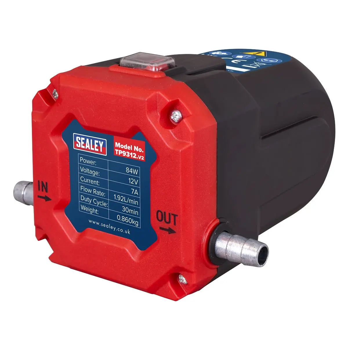 Sealey 12V Oil Diesel Transfer Pump 84W 