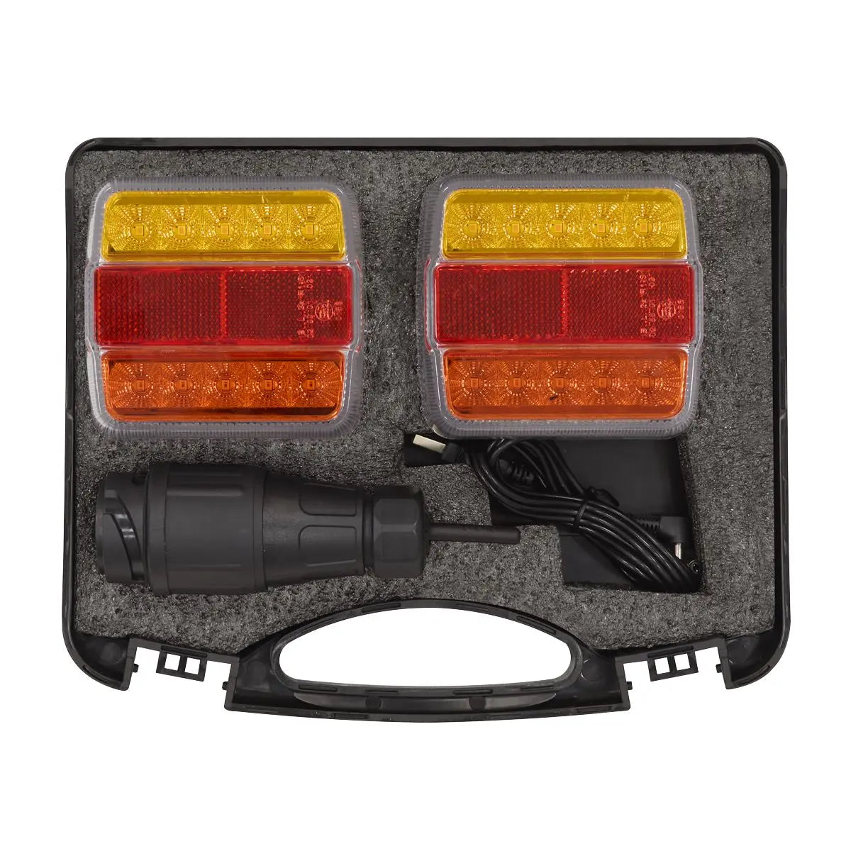 Sealey 13-Pin Wireless SMD LED Trailer Light Set 2pc  White Rose Tools