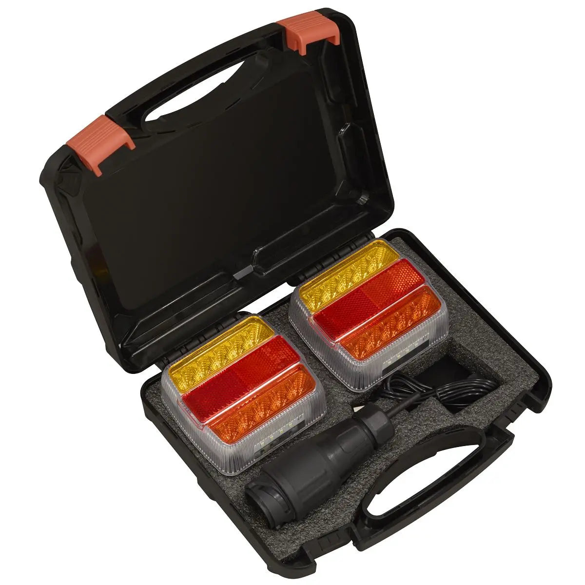 Sealey 13-Pin Wireless SMD LED Trailer Light Set 2pc  White Rose Tools