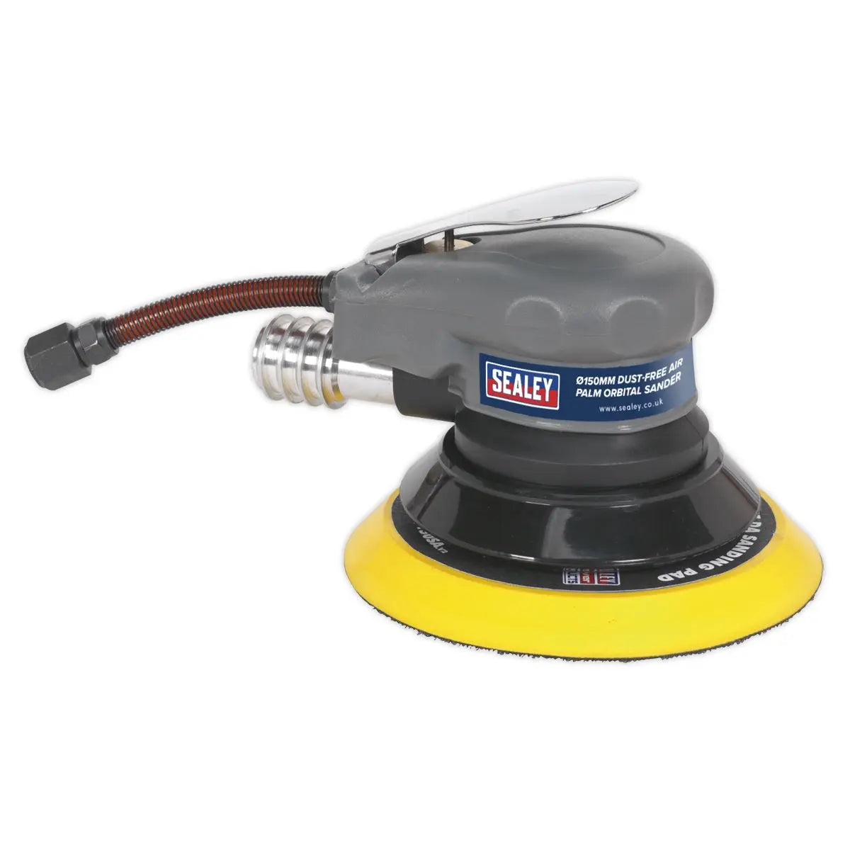 Sealey 150mm Dust Free Air Palm Orbital Sander 1/4" BSP 