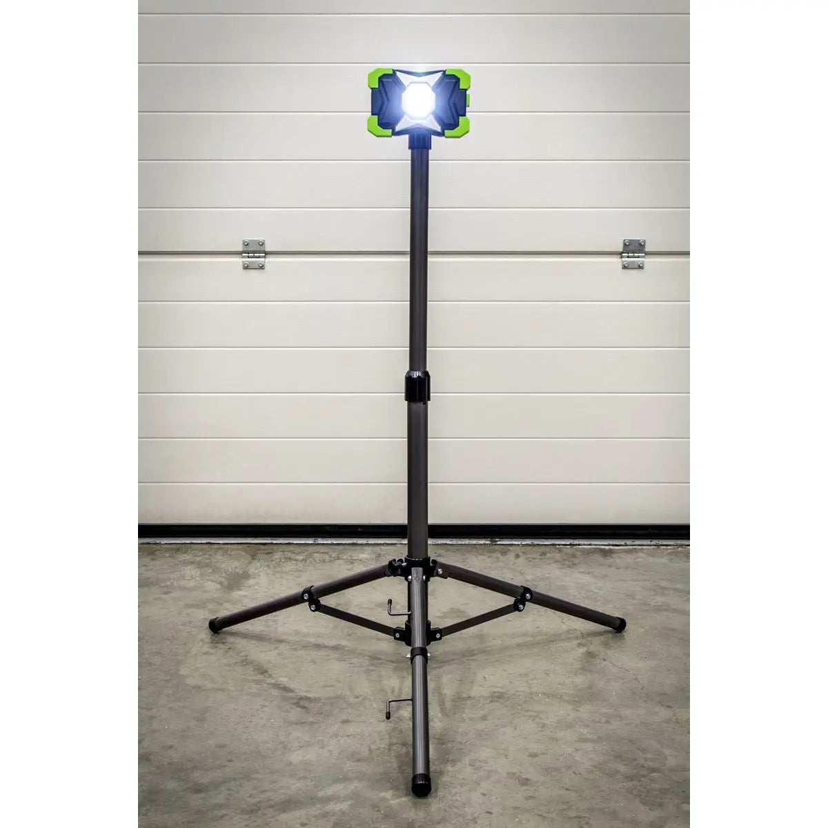 Sealey 15W COB LED Portable Floodlight & Telescopic Tripod  White Rose Tools