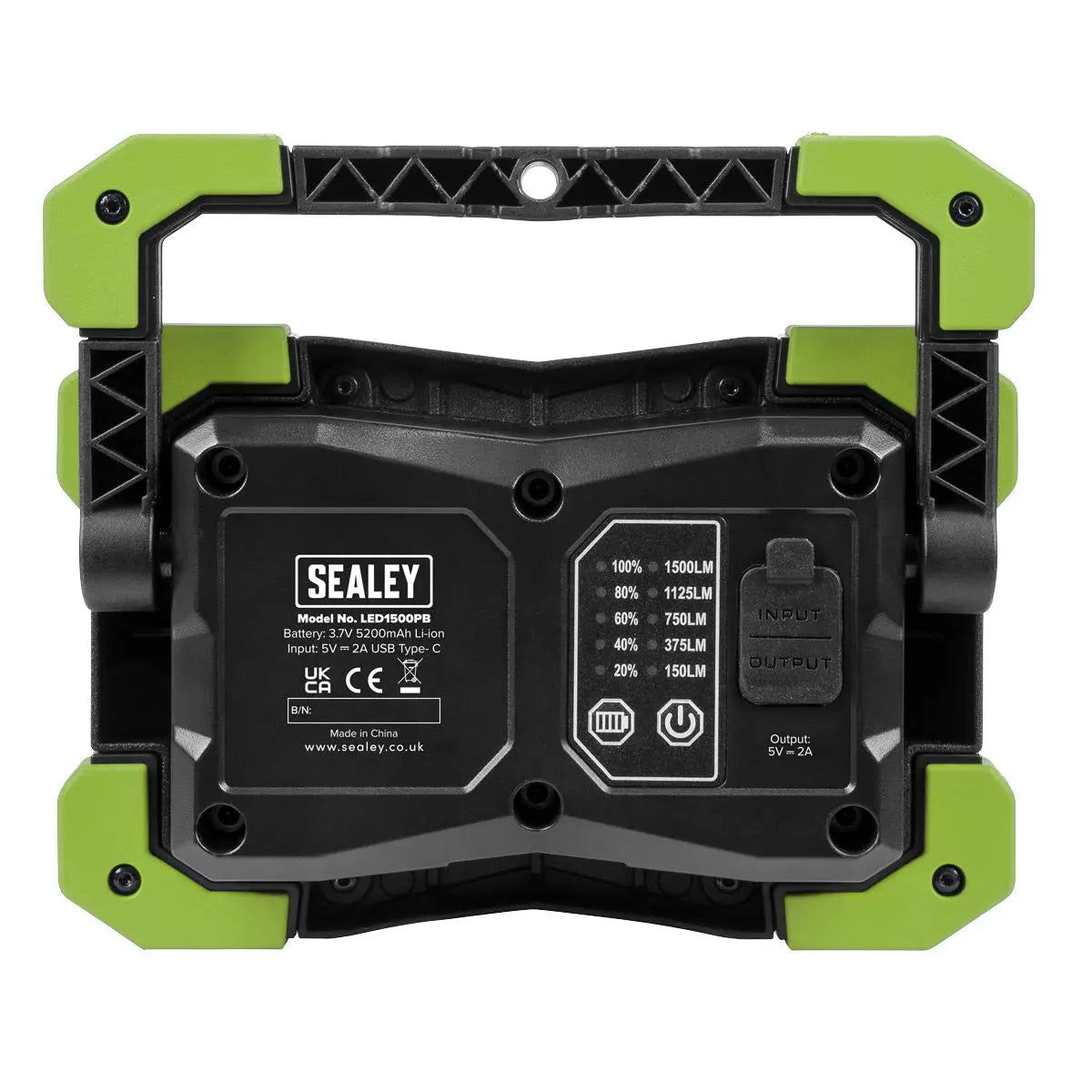 Sealey 15W COB LED Portable Floodlight and Power Bank 