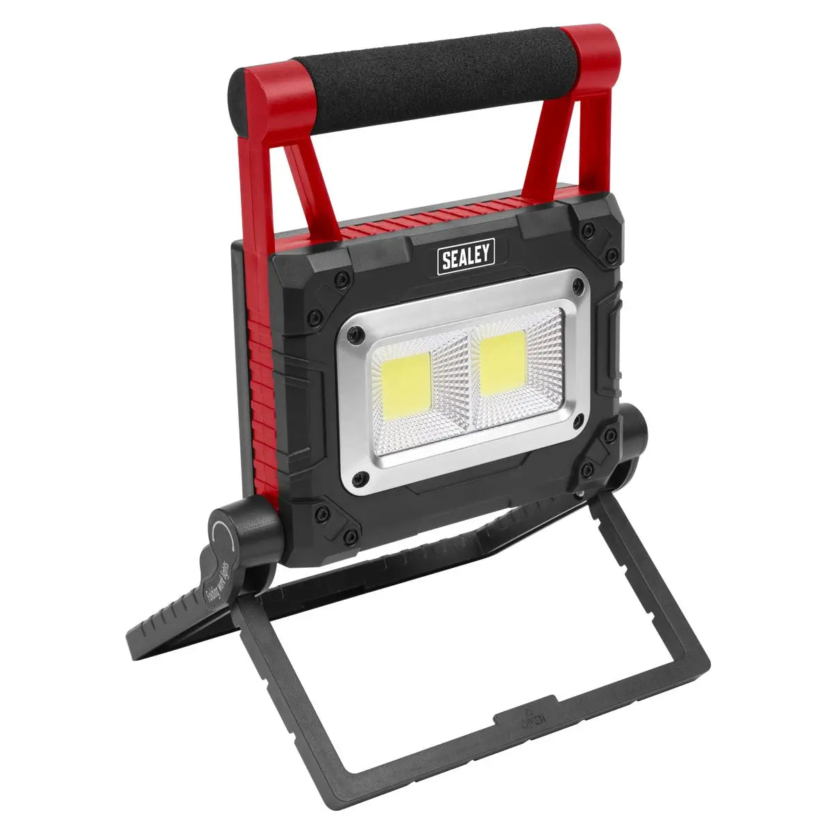 Sealey 15W COB LED Solar Powered Rechargeable Portable Floodlight  White Rose Tools