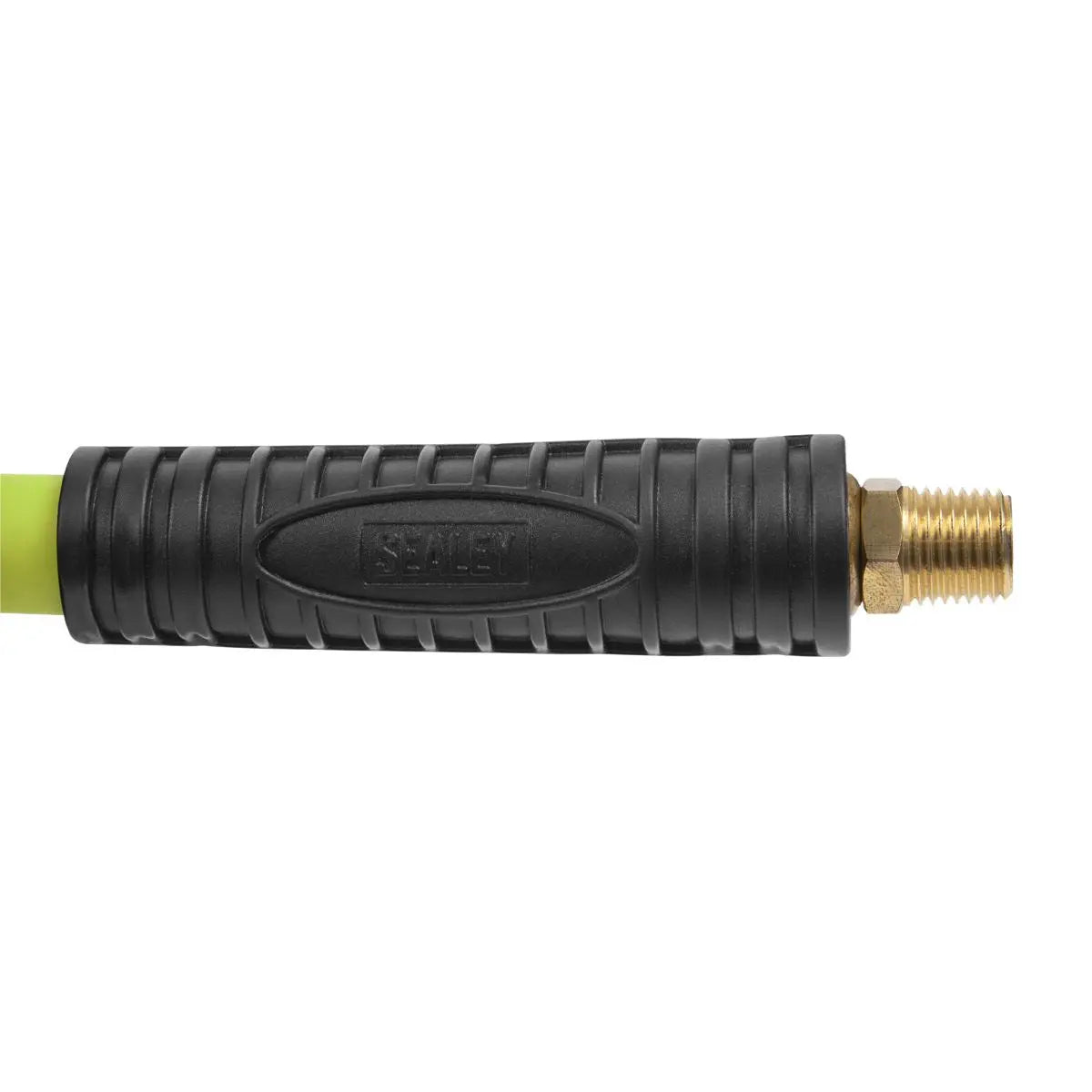 Sealey 15m Retractable High-Visibility TPR Air Hose with Metal Reel 10mm ID 