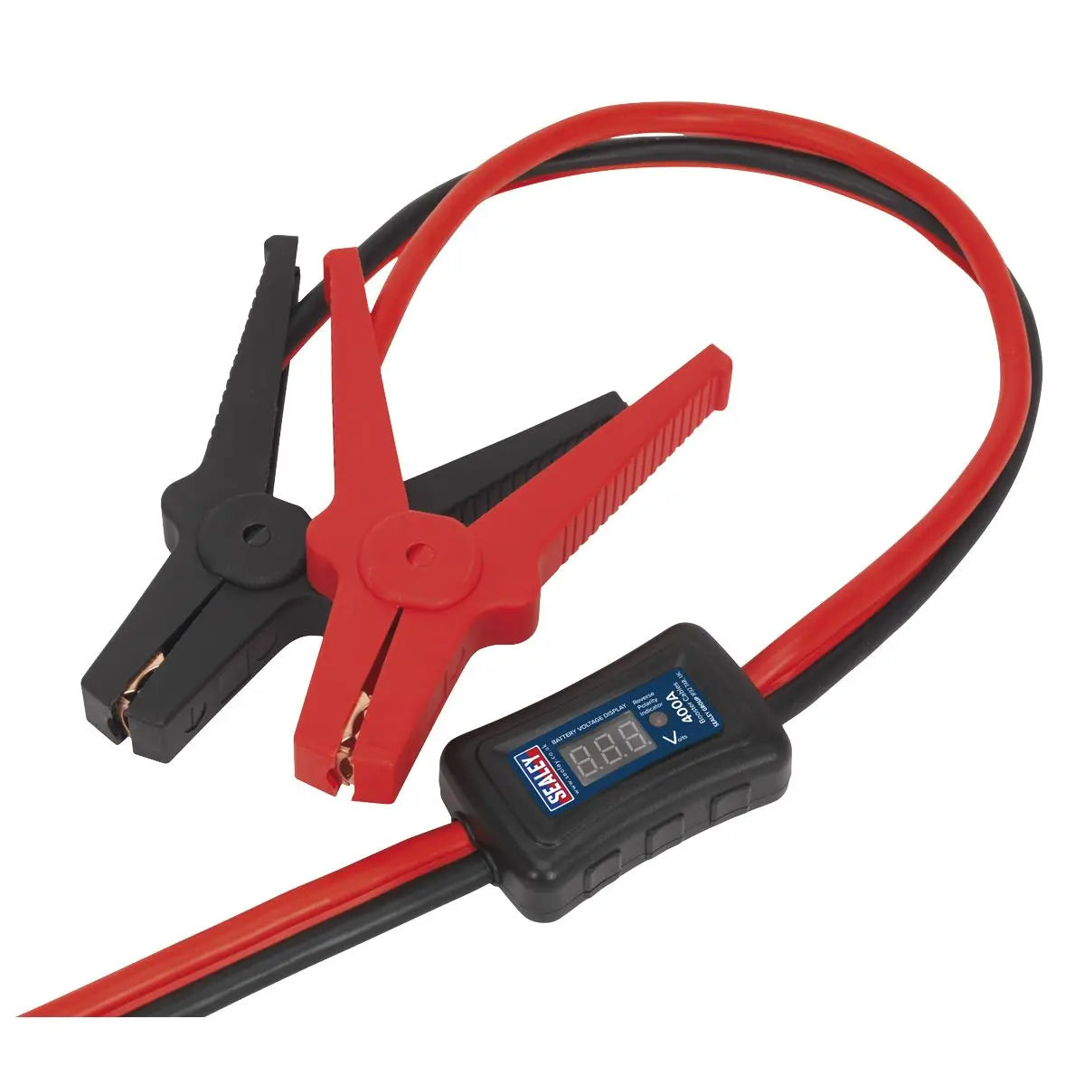 Sealey 16mm x 3m Booster Cables CCA 400A with Electronics Protection Case LED 