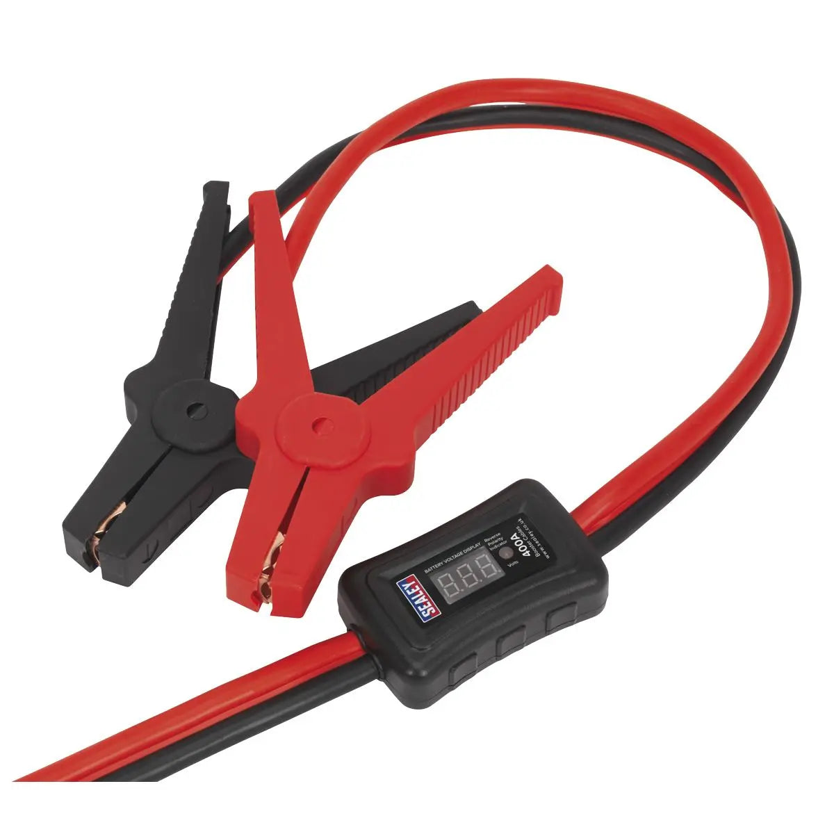 Sealey 16mm x 3m Booster Cables CCA 400A with Electronics Protection Case LED 