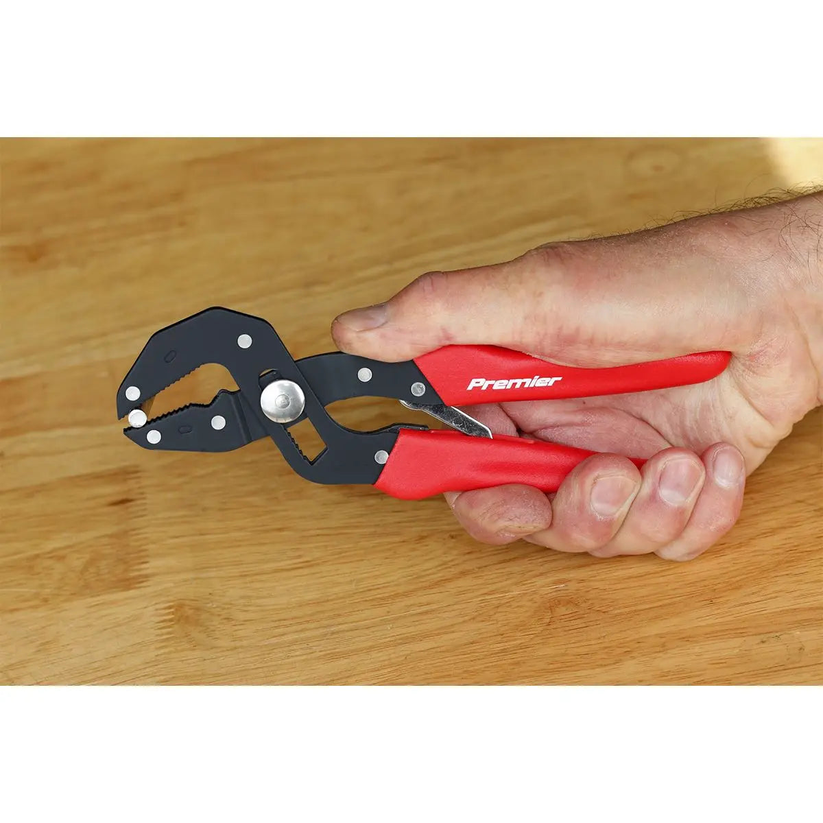 Sealey 175mm Self Adjusting Multi Grip Pliers Phosphate Corrosion Resistance 
