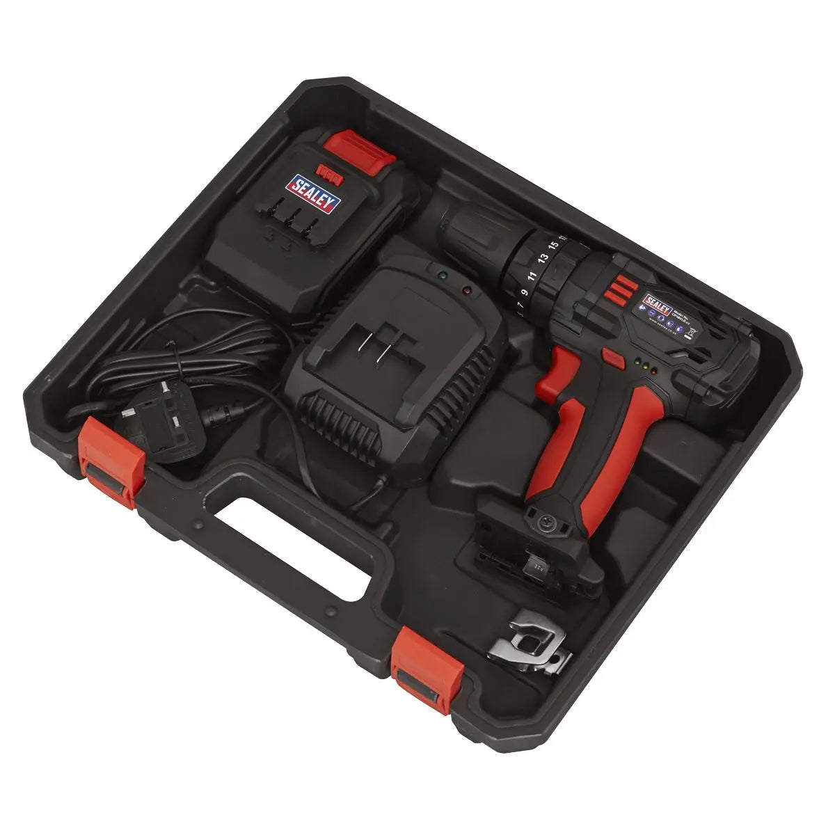 Sealey 18V Ø10mm Cordless Combi Drill 