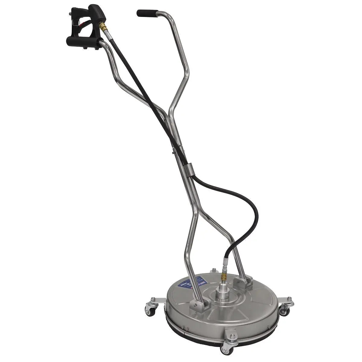Sealey 18" Surface Cleaner with Dual Handle & Rotating Spray Bar - Stainless Steel  White Rose Tools