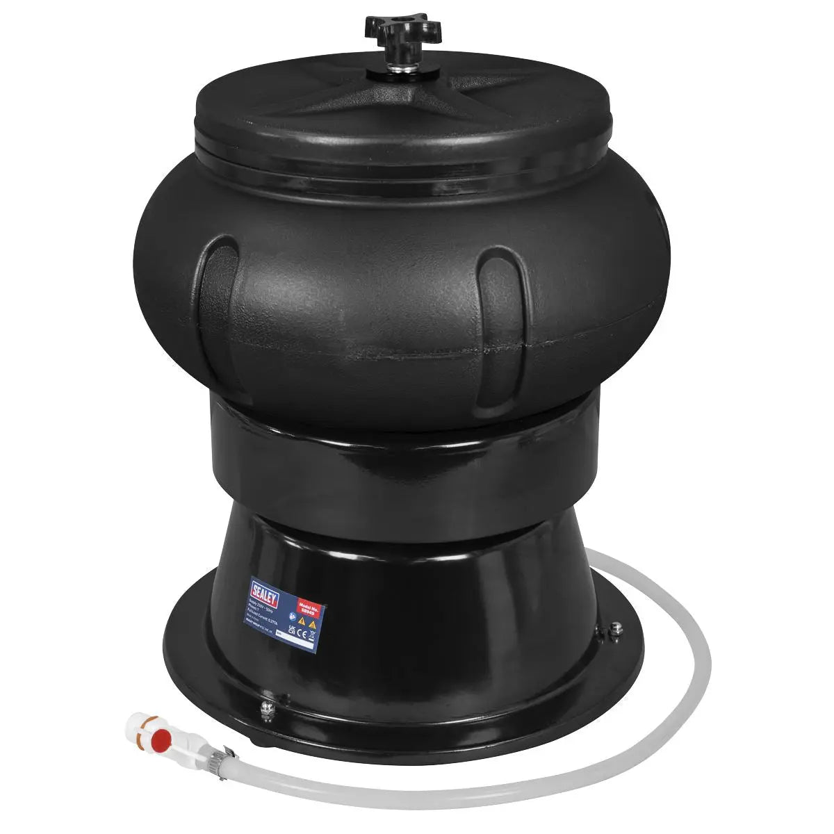 Sealey 18lb Vibratory Tumbler 250mm – Parts Cleaner  White Rose Tools