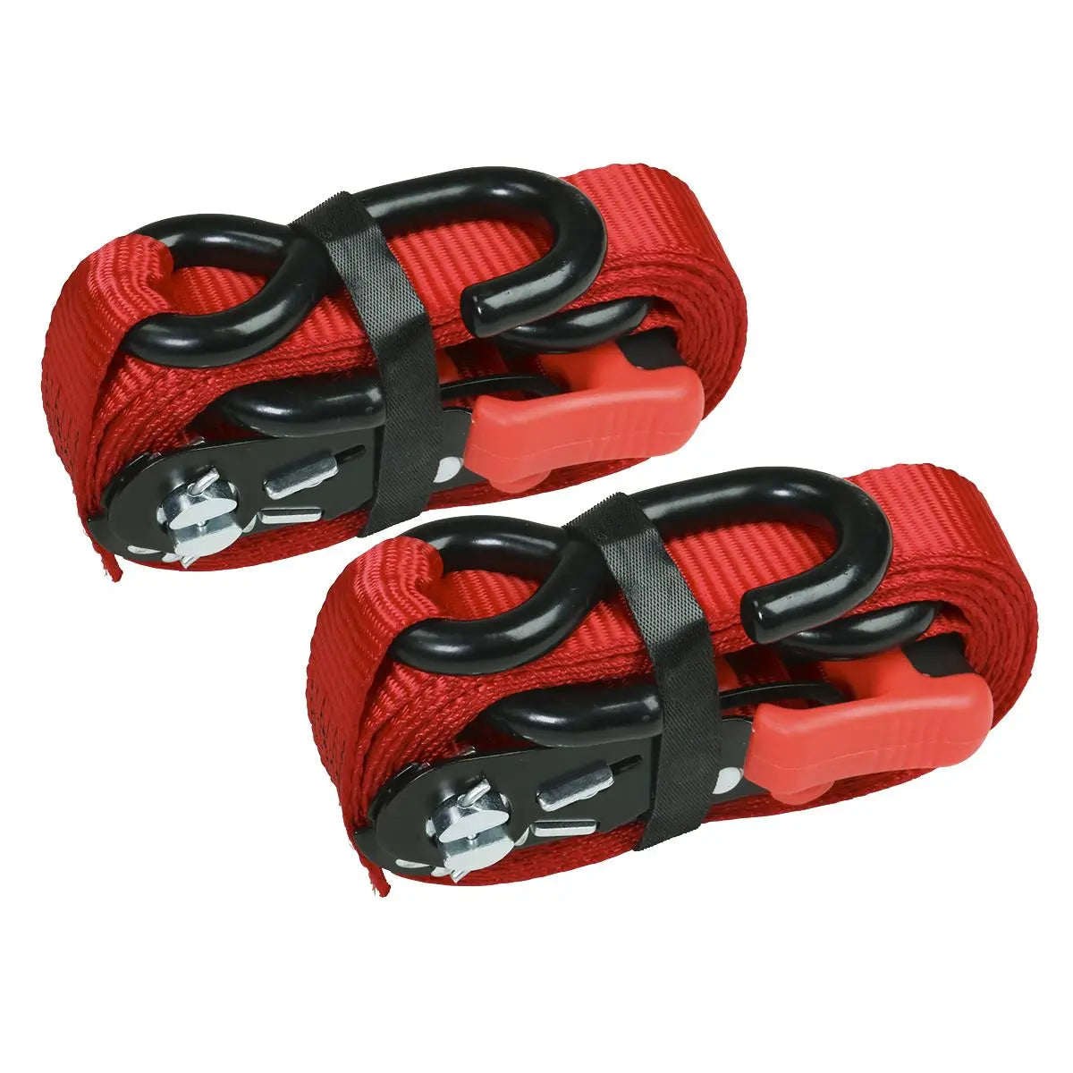 Sealey 2 Piece 32mm x 3m Slide Ratchet Tie Down Polyester Webbing 