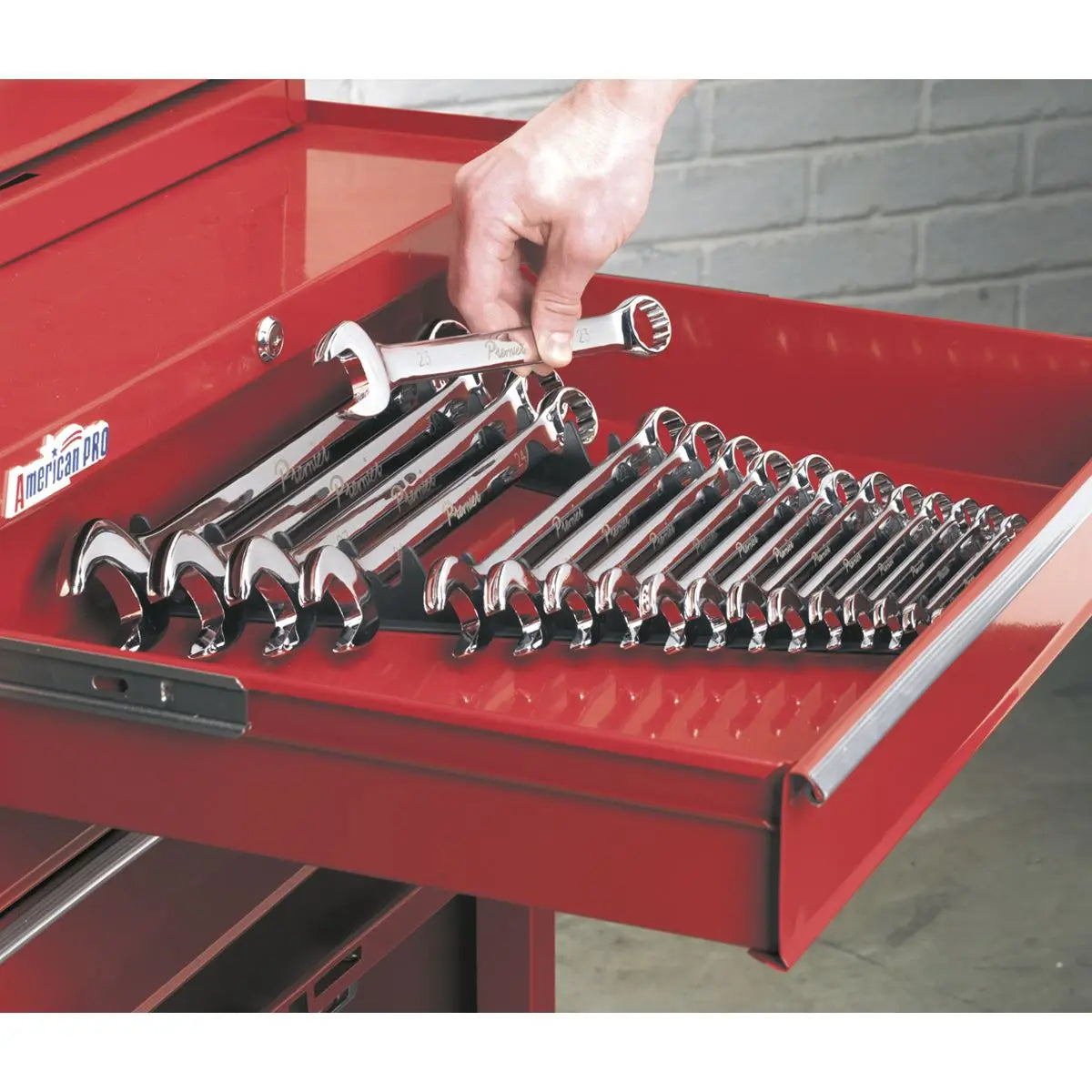 Sealey 2 Piece Sharks Teeth Spanner Rack Capacity 20 Spanners 