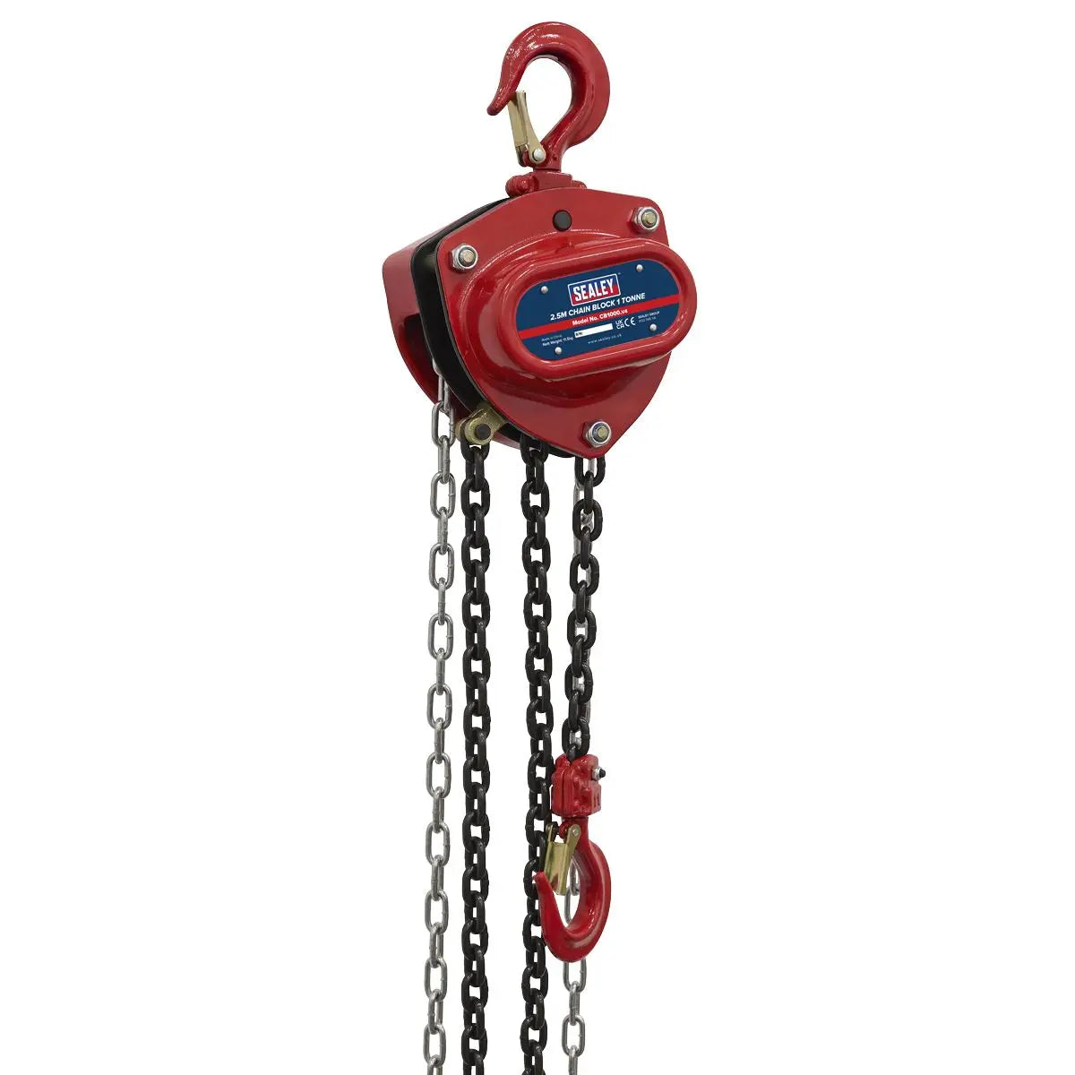 Sealey 2.5m Chain Block 1 Tonne  White Rose Tools