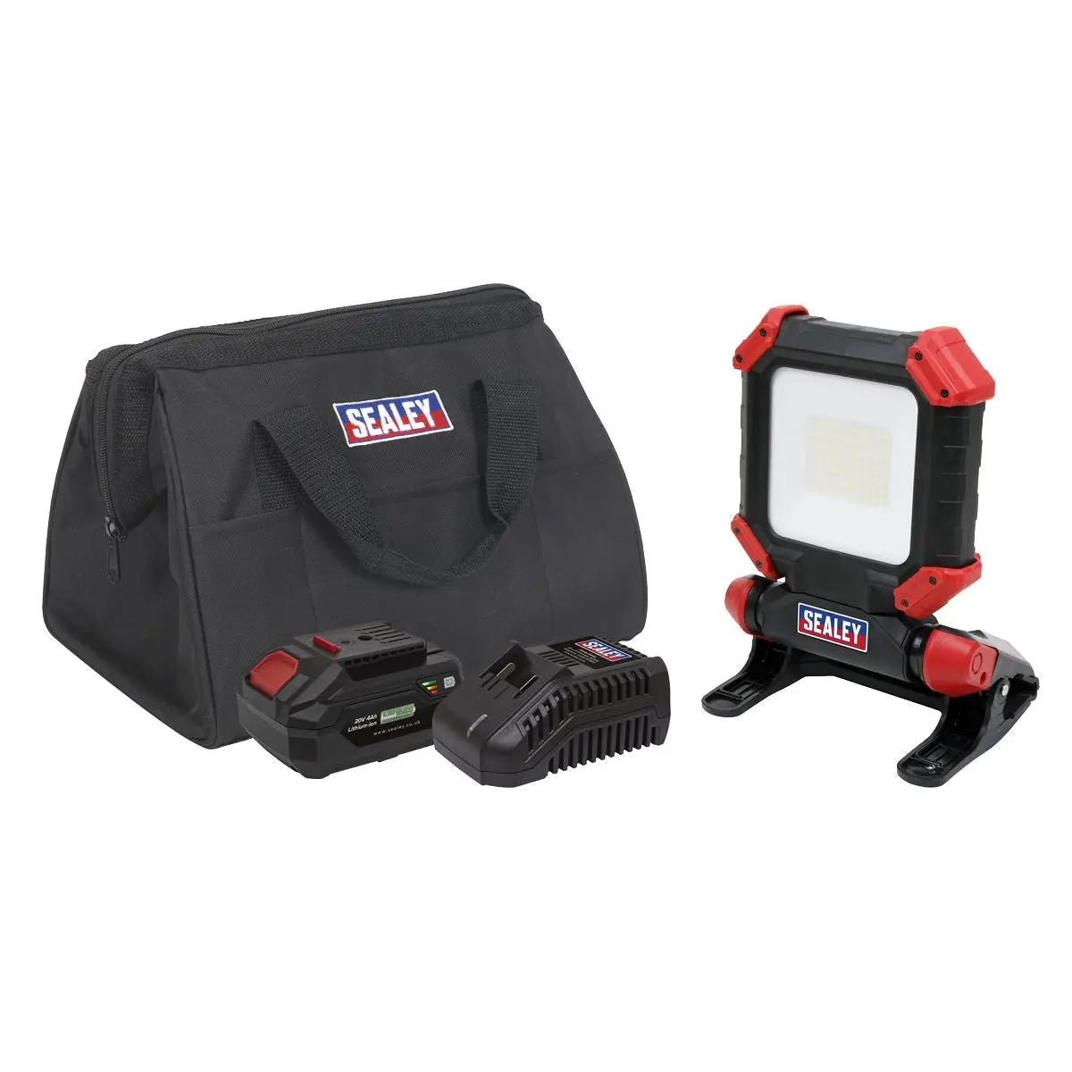 Sealey 20V 4Ah SV20 Series Cordless 15W SMD LED Worklight Kit 
