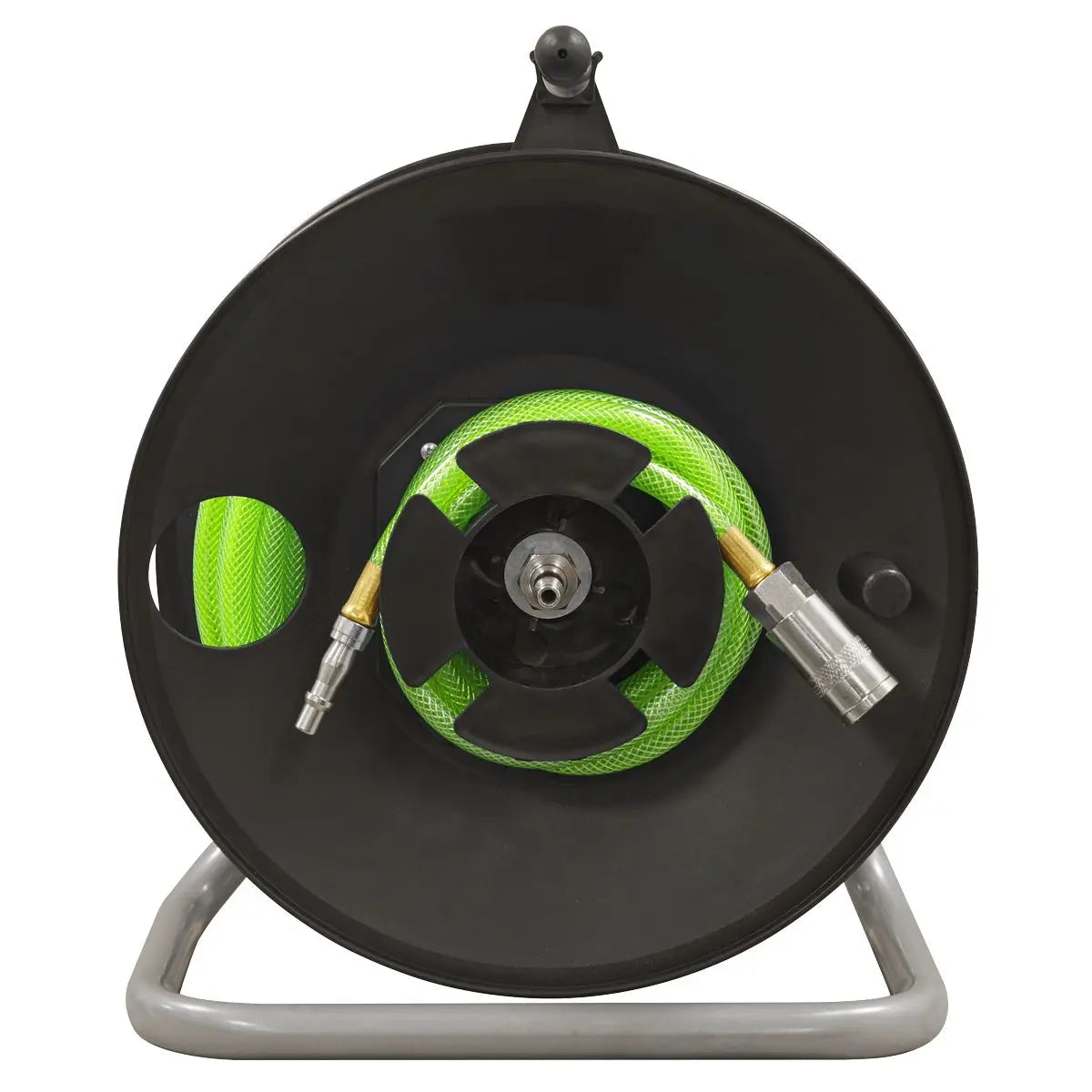 Sealey 20m Portable Manual Air Hose Reel 6mm ID  White Rose Tools