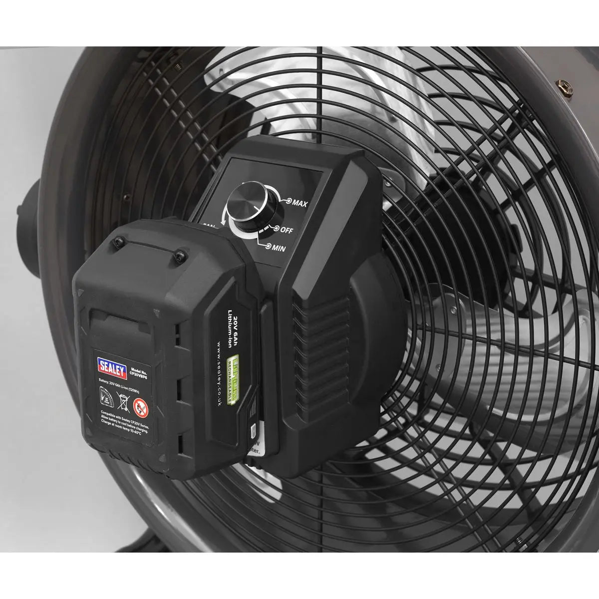 Sealey 230V with Cordless Option High Velocity Drum Fan 16 