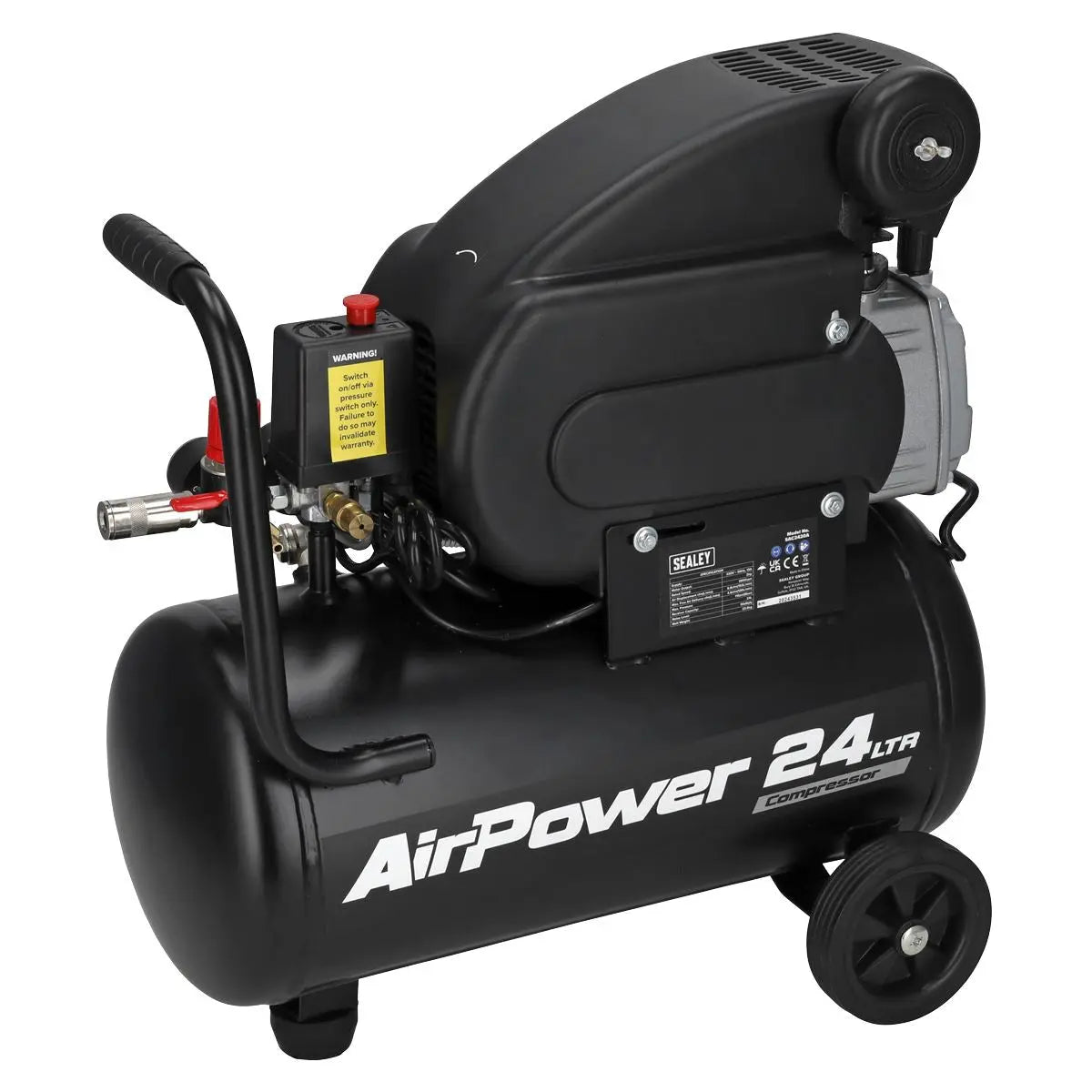 Sealey 24L Direct Drive Air Compressor 2hp 