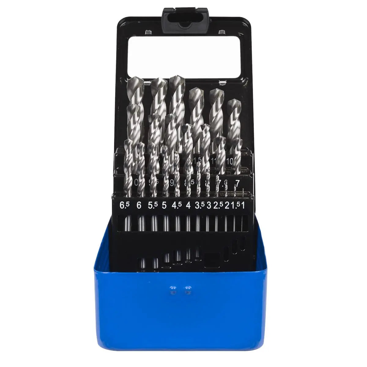 Sealey 25 Piece Fully Ground HSS Drill Bit Set 1-13mm 