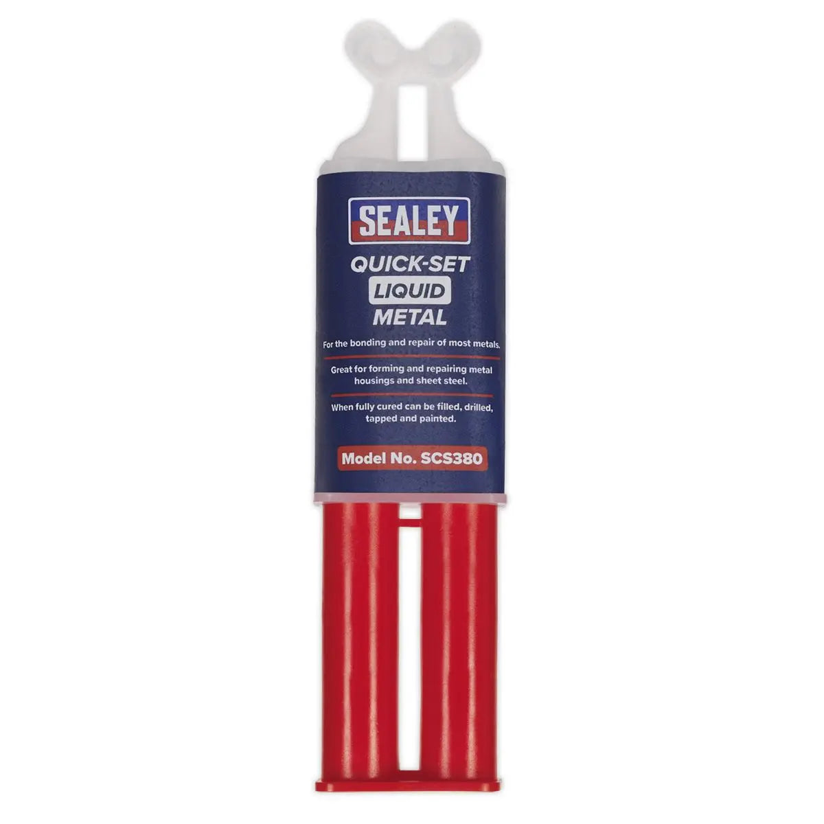 Sealey 25ml Quick Set Liquid Metal Repair Syringe Repairing Bond Glue 