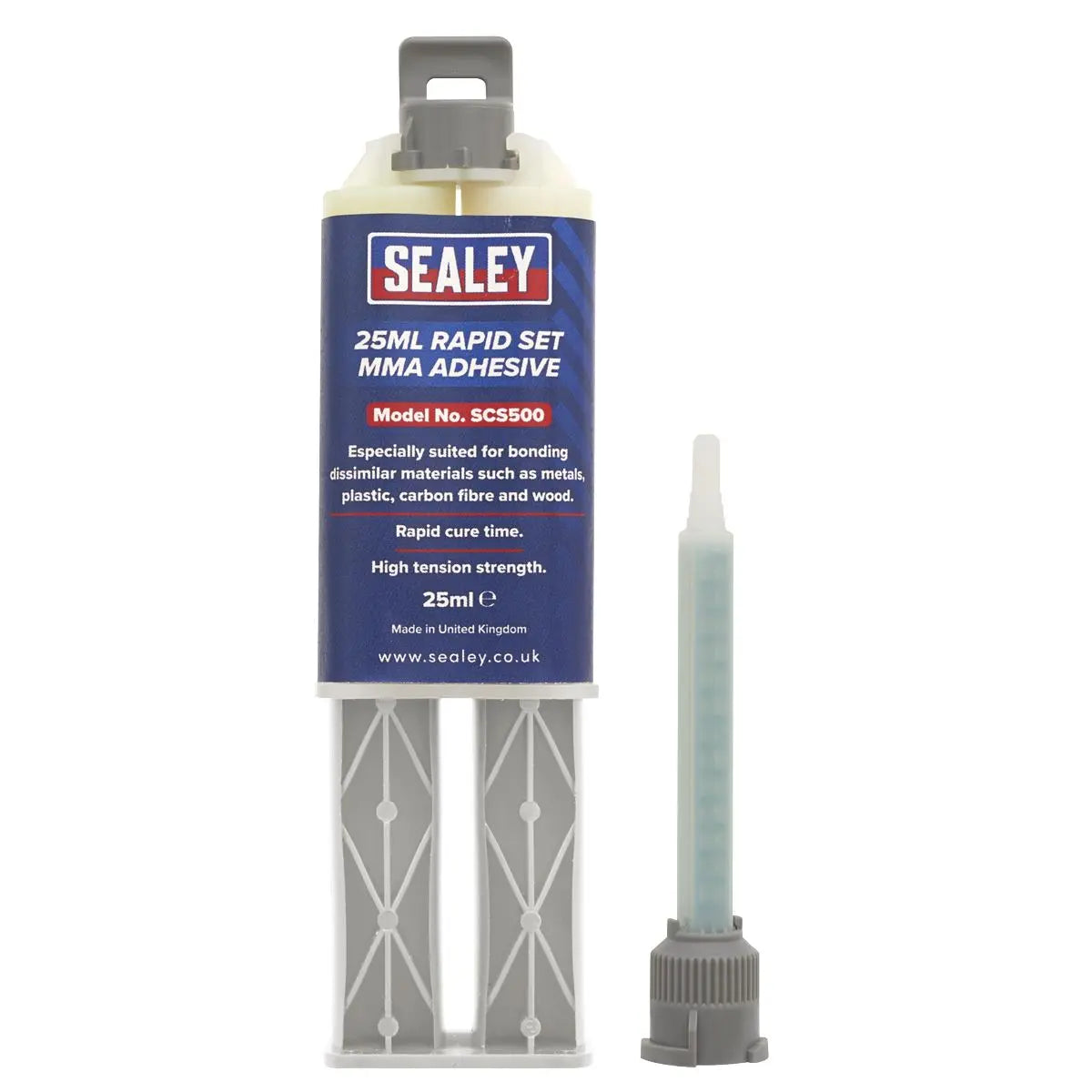 Sealey 25ml Rapid Set MMA Adhesive  White Rose Tools