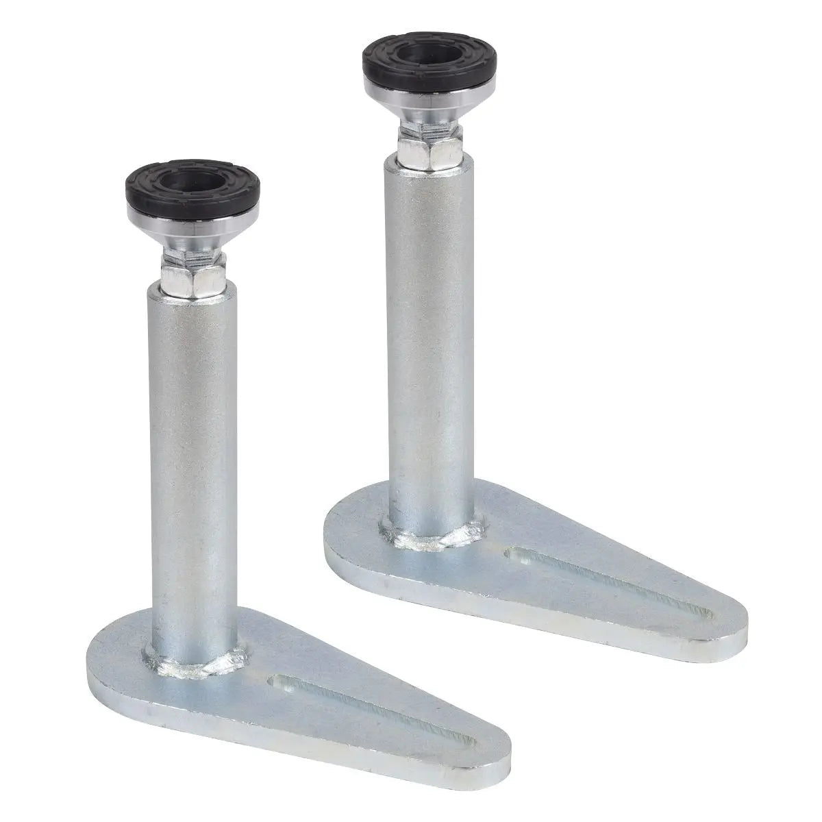 Sealey 2pc Lifting Platform Adjustable Small Saddle Adaptor  White Rose Tools