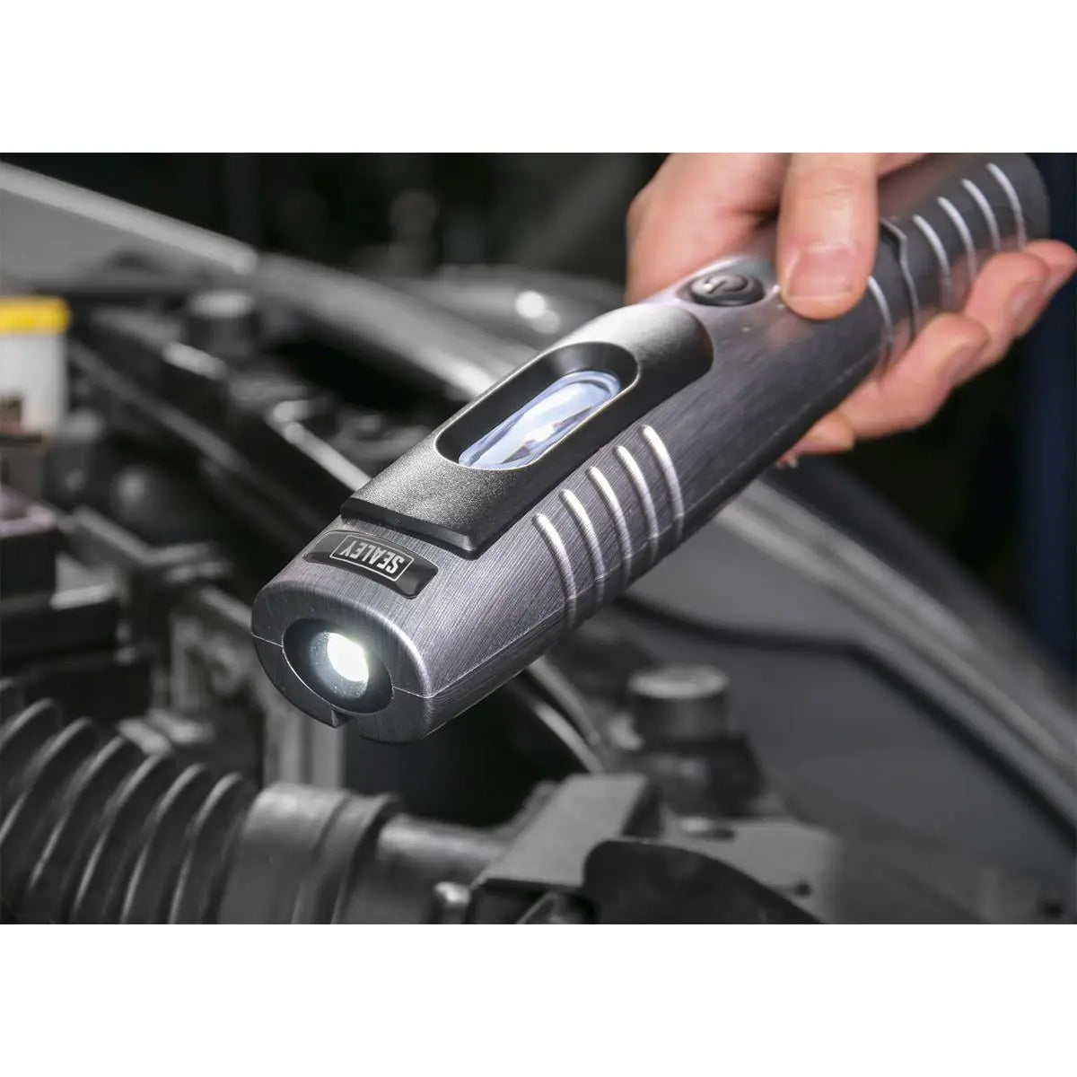 Sealey 360° Rechargeable Inspection Lamp 7 SMD + 3W LED 350 Lumens 