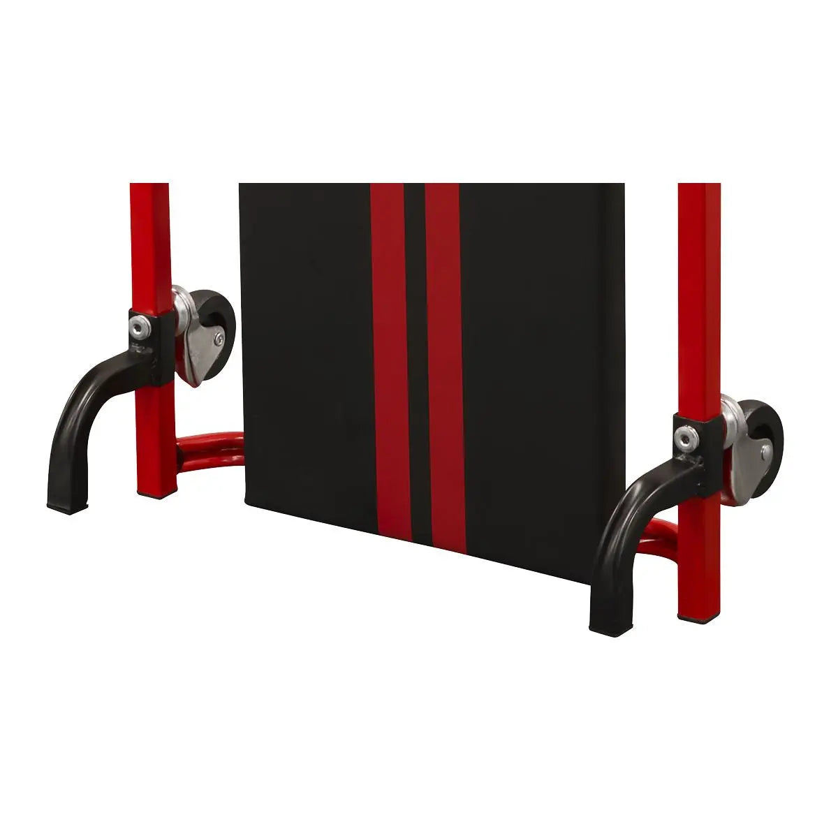 Sealey 36" Deluxe American-Style Creeper with Steel Frame & 6 Wheels - Red  White Rose Tools