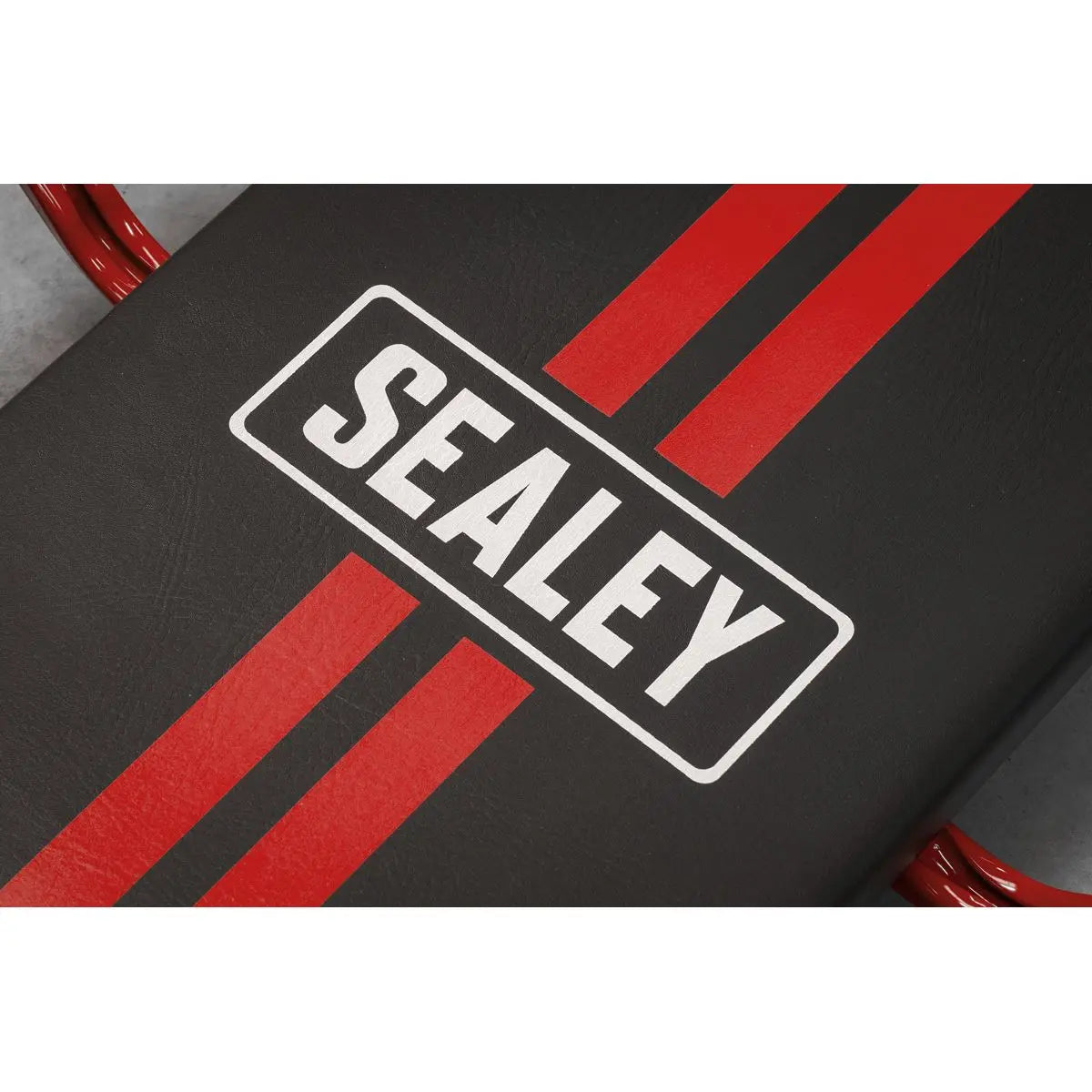 Sealey 36" Deluxe American-Style Creeper with Steel Frame & 6 Wheels - Red 