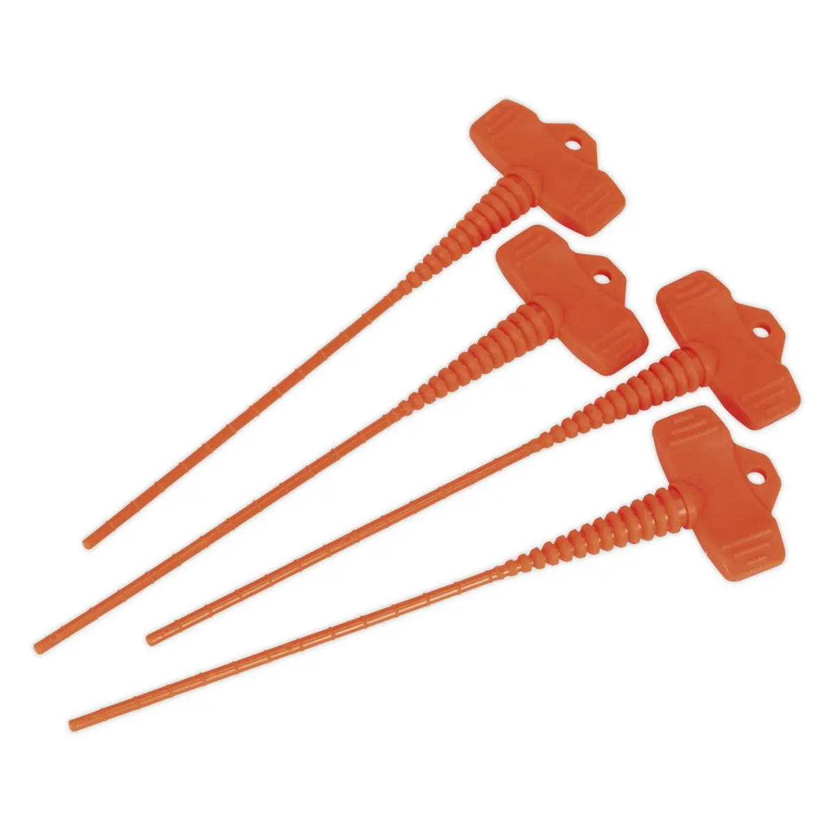 Sealey 4 Piece Applicator Cartridge Nozzle Stopper Sealant Adhesive Seal 