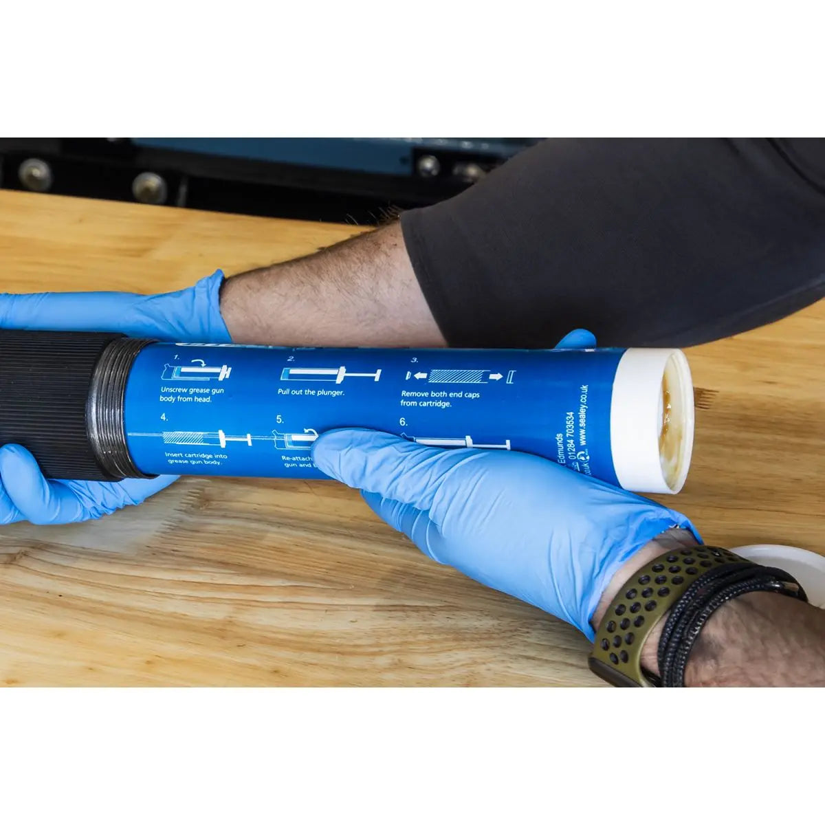 Sealey 400g Grease Cartridge EP2 Lithium 