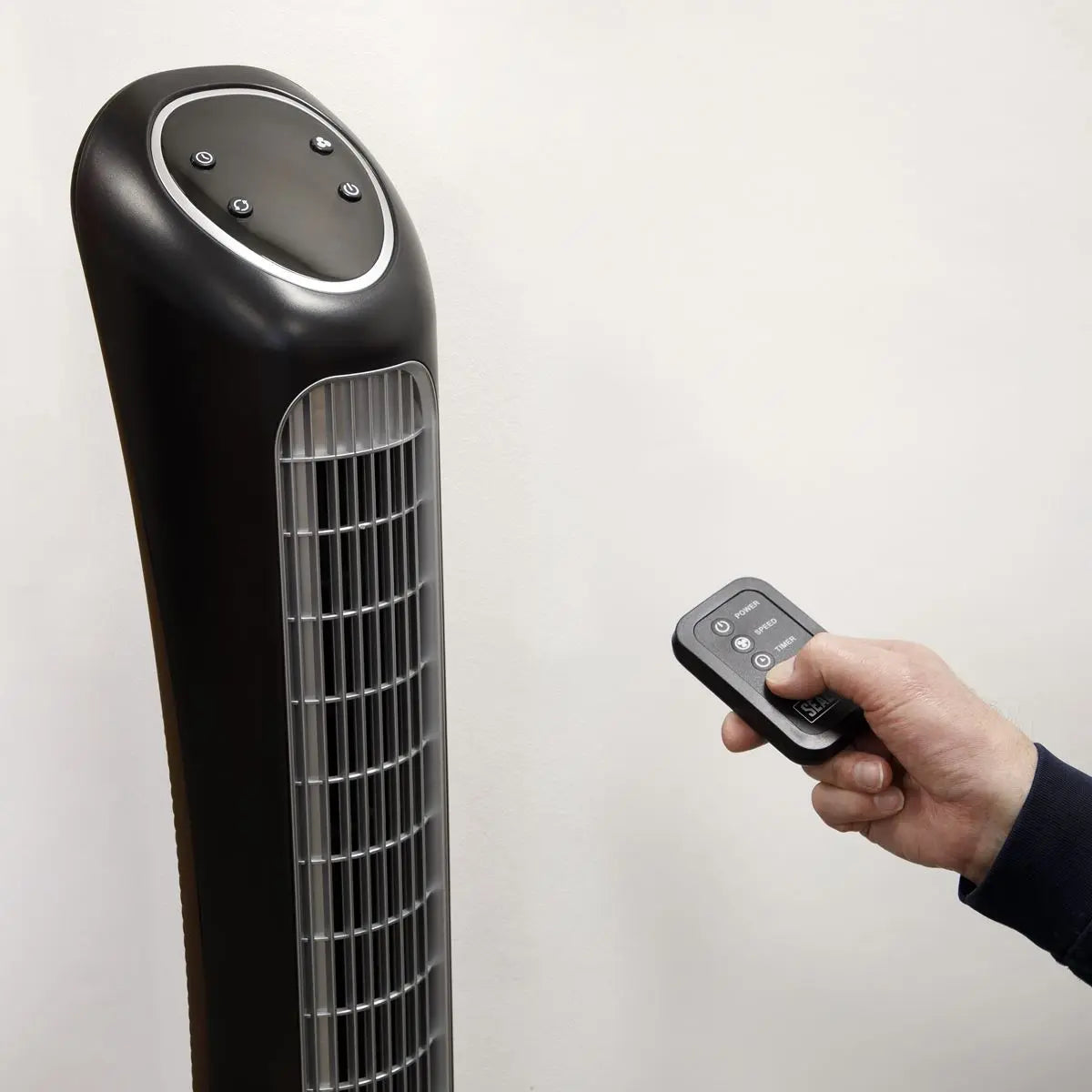 Sealey 43" Quiet High Performance Oscillating Tower Fan 